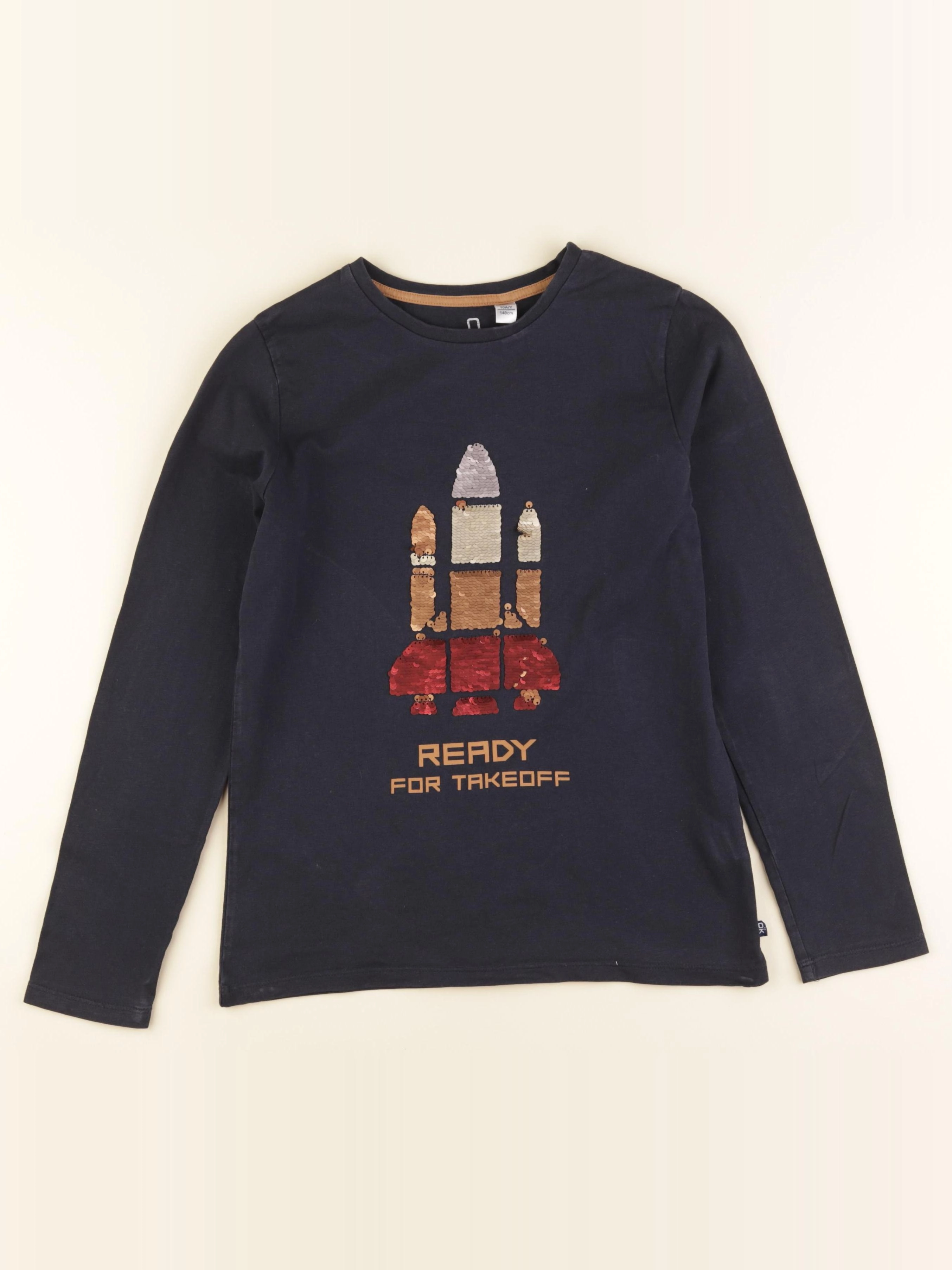 Okaidi - tee-shirt gris - 10 ans