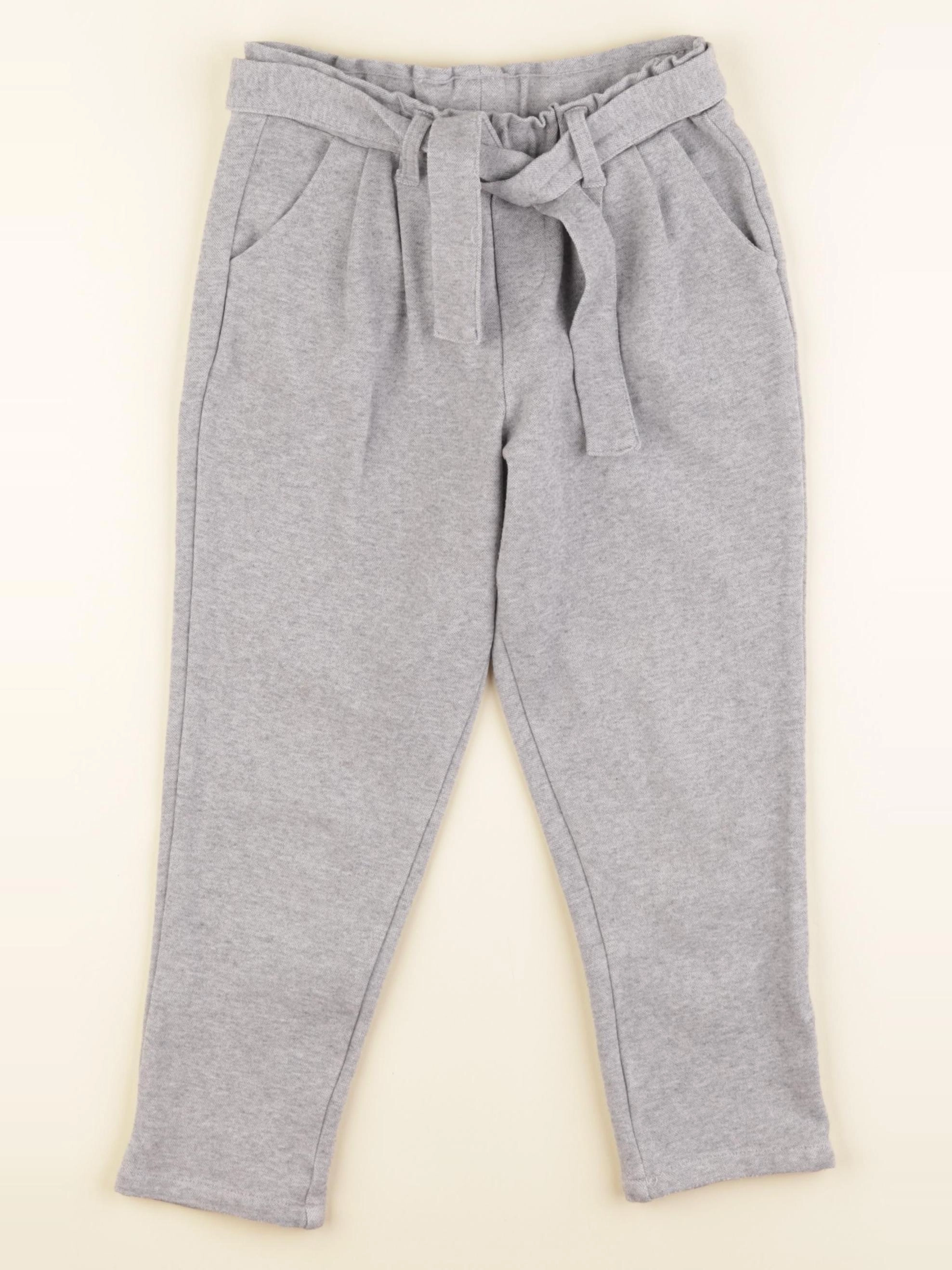 Okaidi - pantalon gris - 6/7 ans