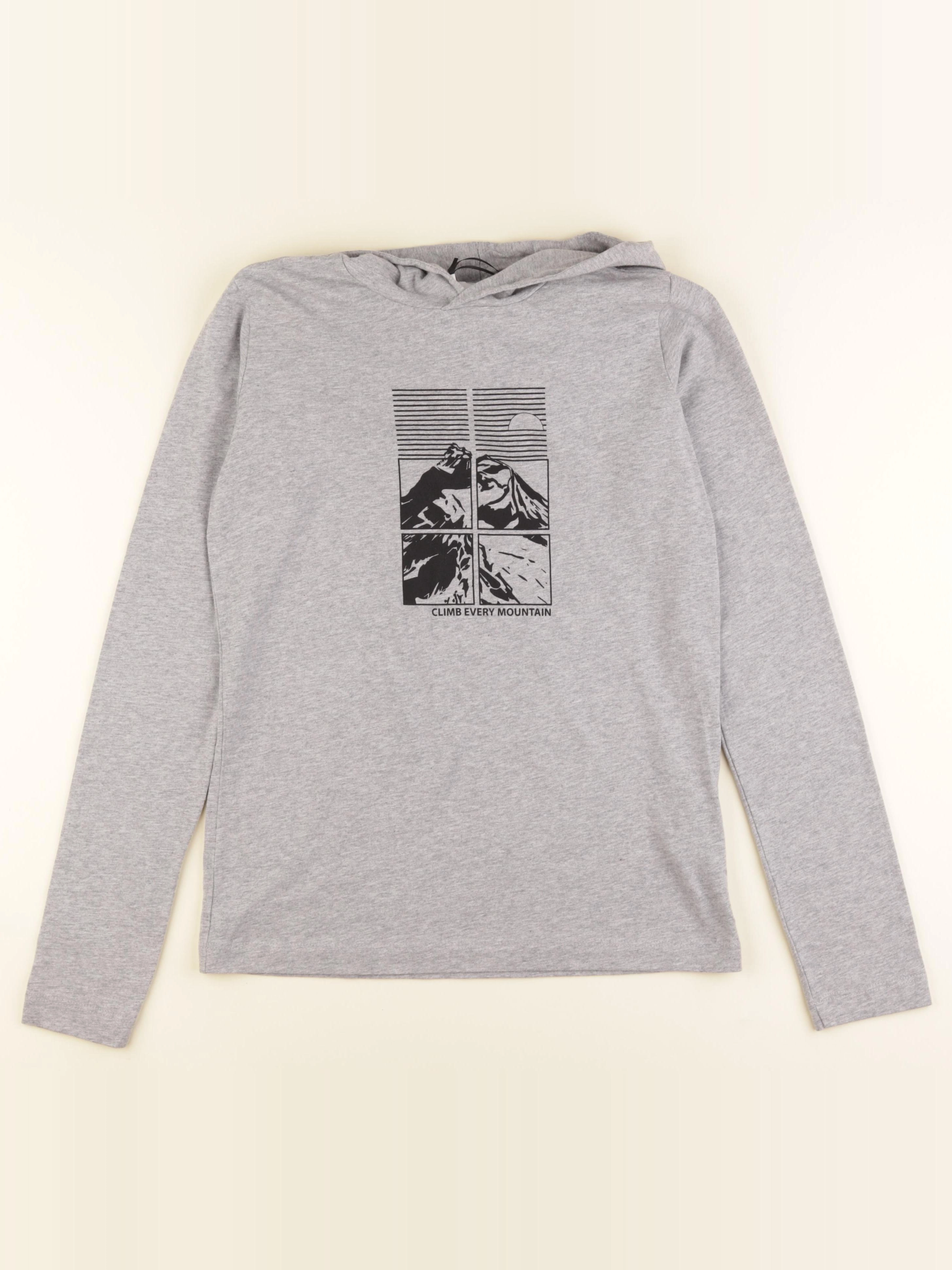 Galeries Lafayette - tee-shirt gris - 14 ans