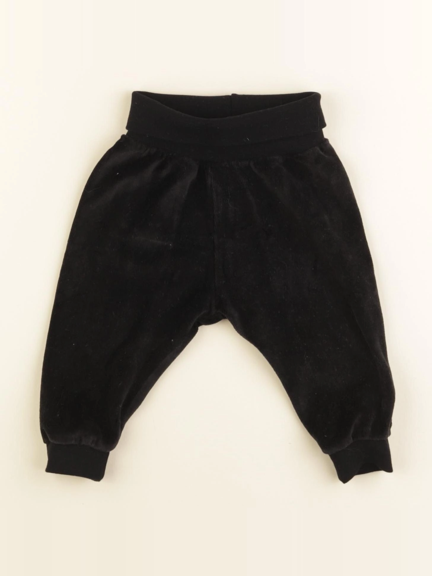 H&M - pantalon noir - 4/6 mois