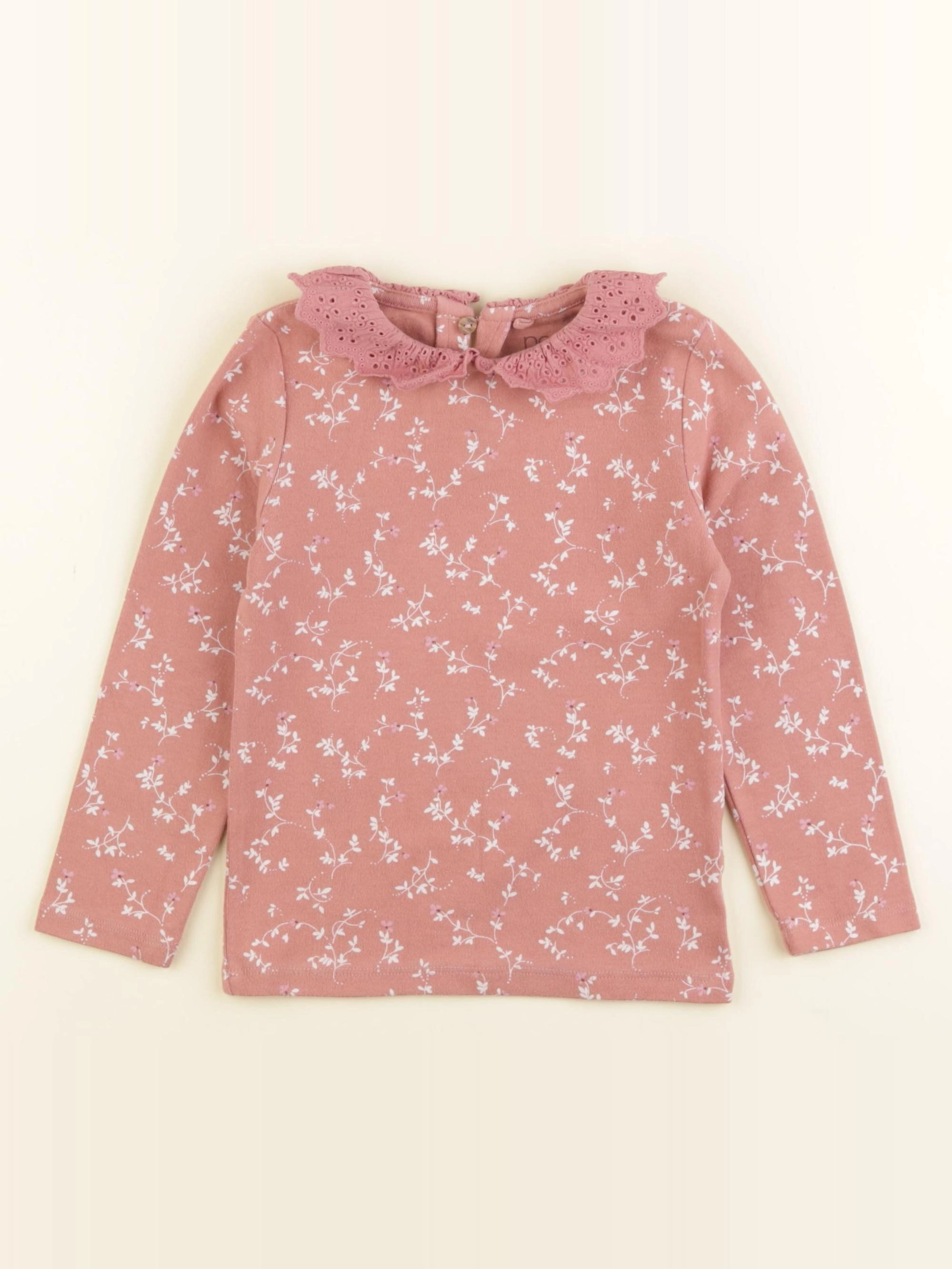 Next - tee-shirt rose - 3/4 ans