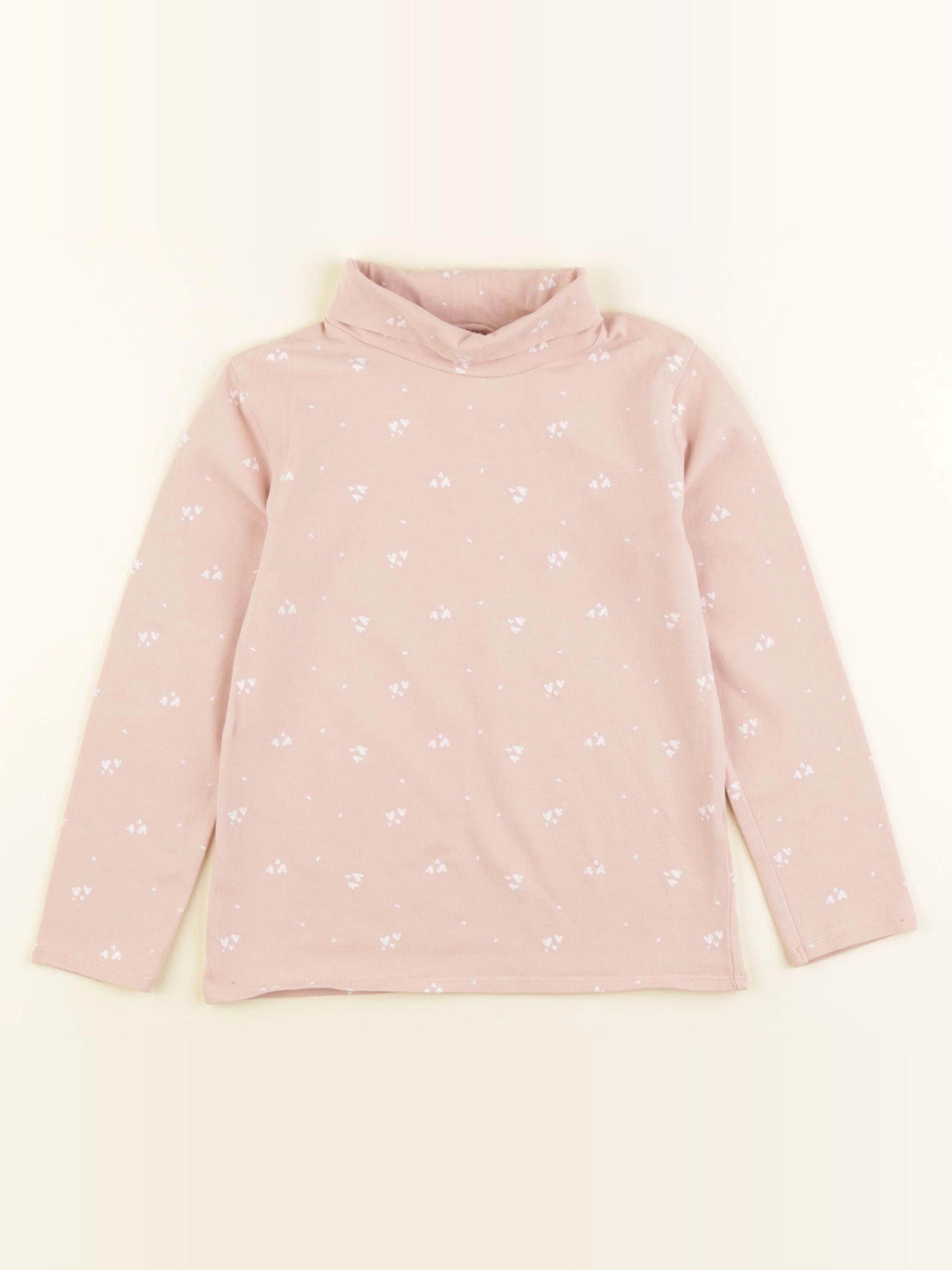 Vertbaudet - sous-pull rose - 4 ans