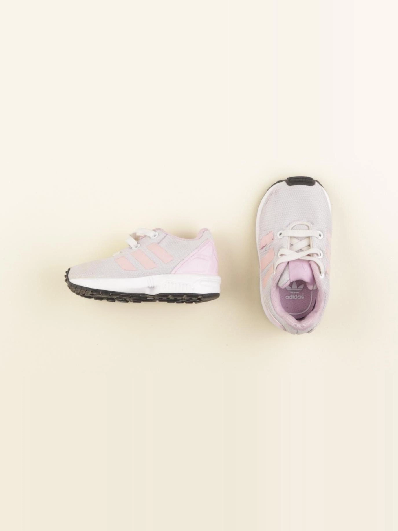 Adidas - baskets gris, violet - pointure 19