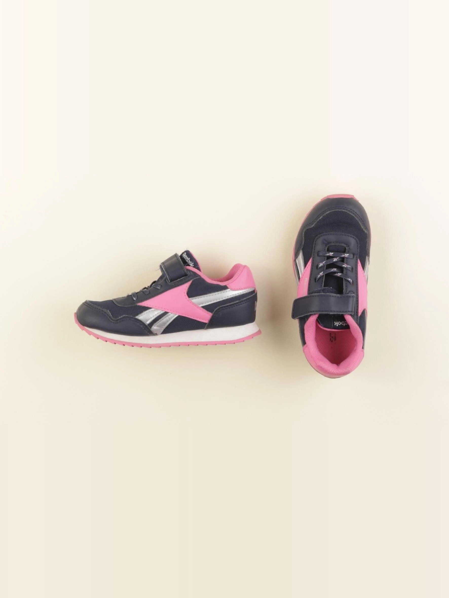 Reebok - baskets bleu, rose - pointure 26