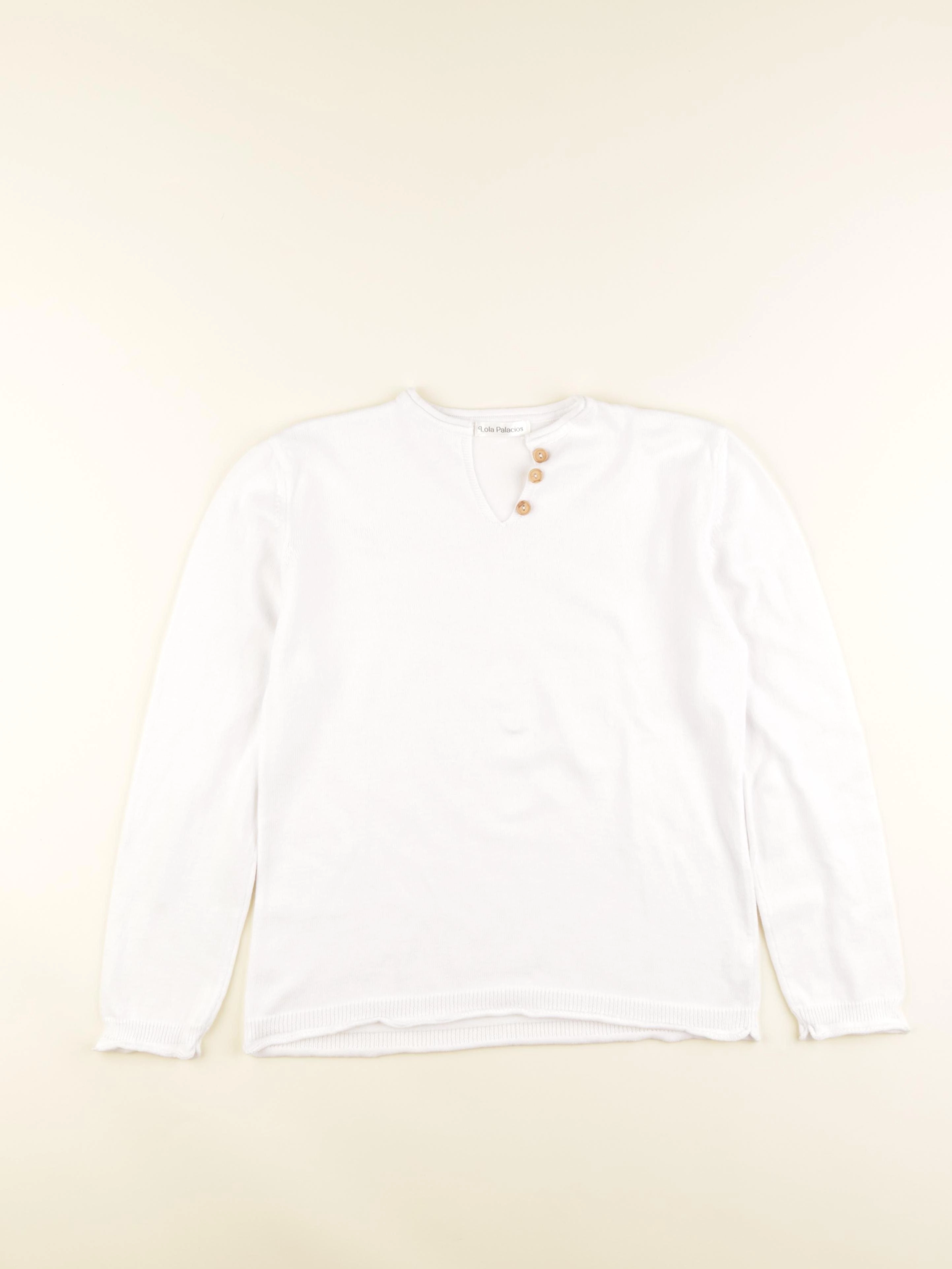 Lola Palacios - pull blanc - 10 ans