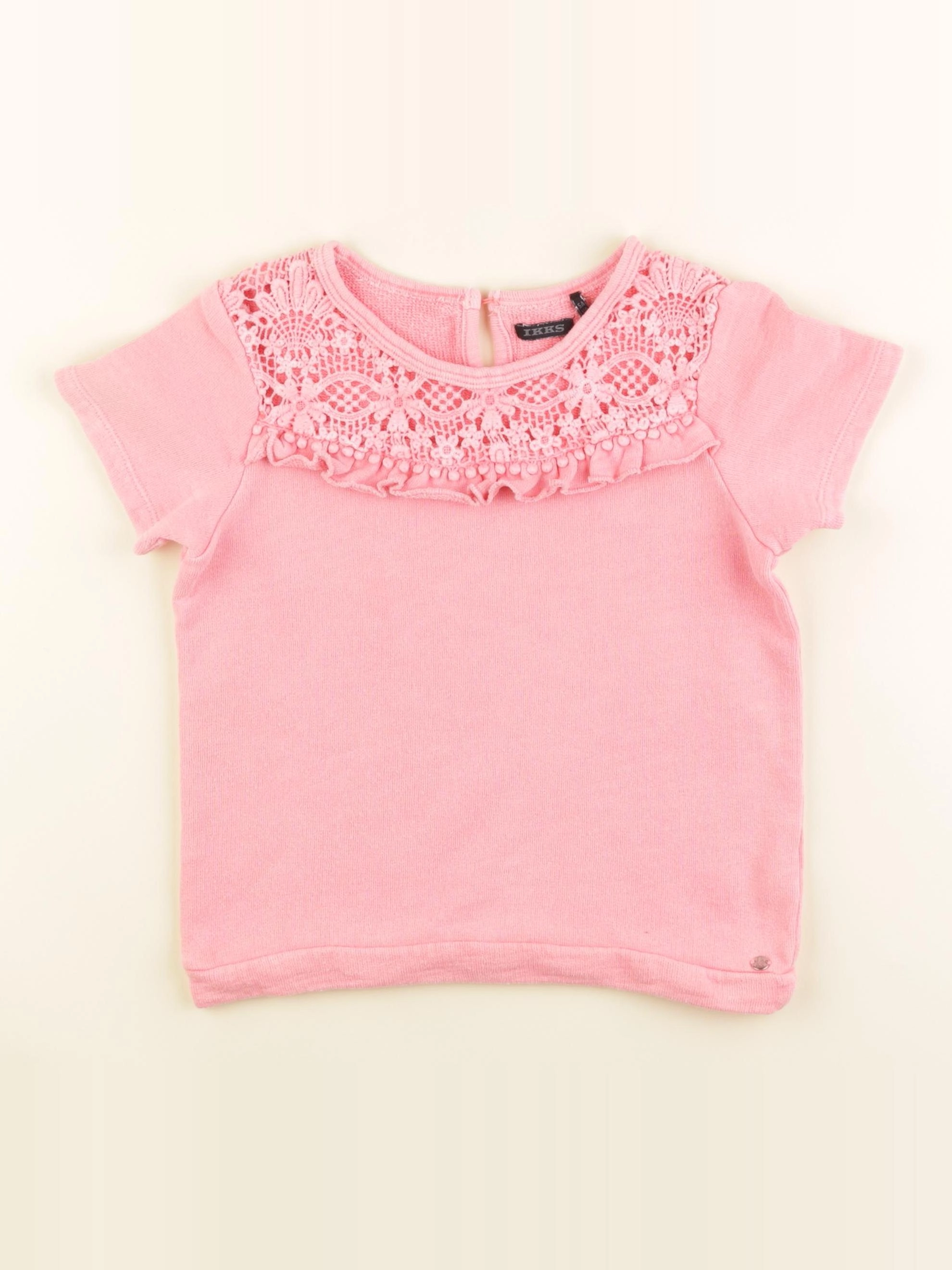 IKKS - tee-shirt rose - 5 ans