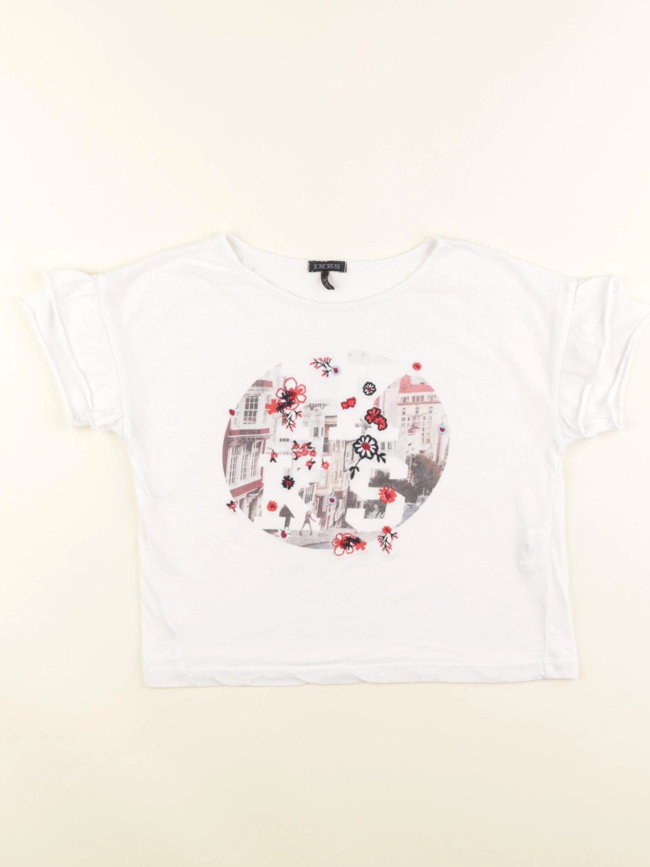 IKKS - tee-shirt blanc - 5 ans