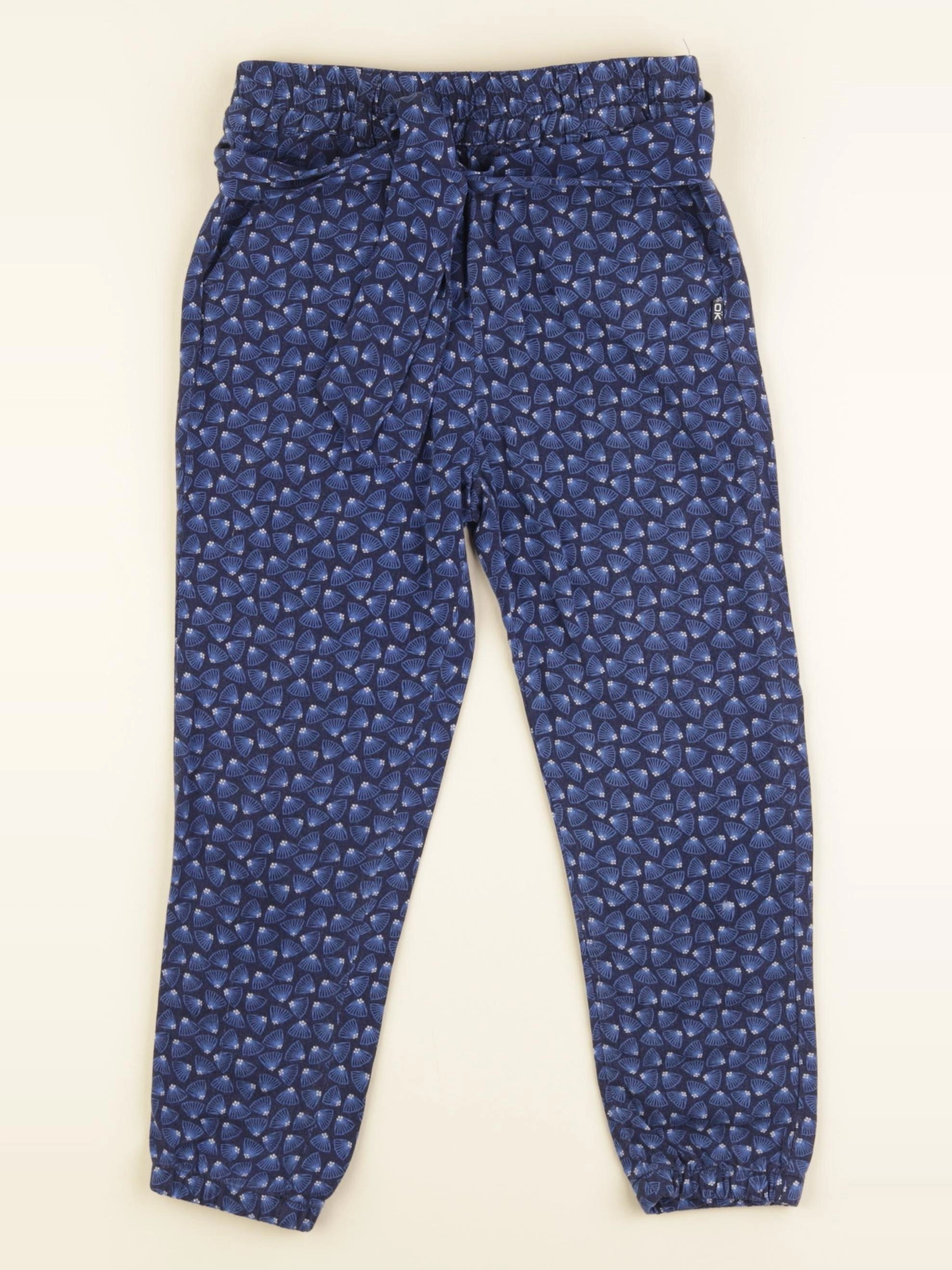 Okaidi - pantalon bleu - 6 ans