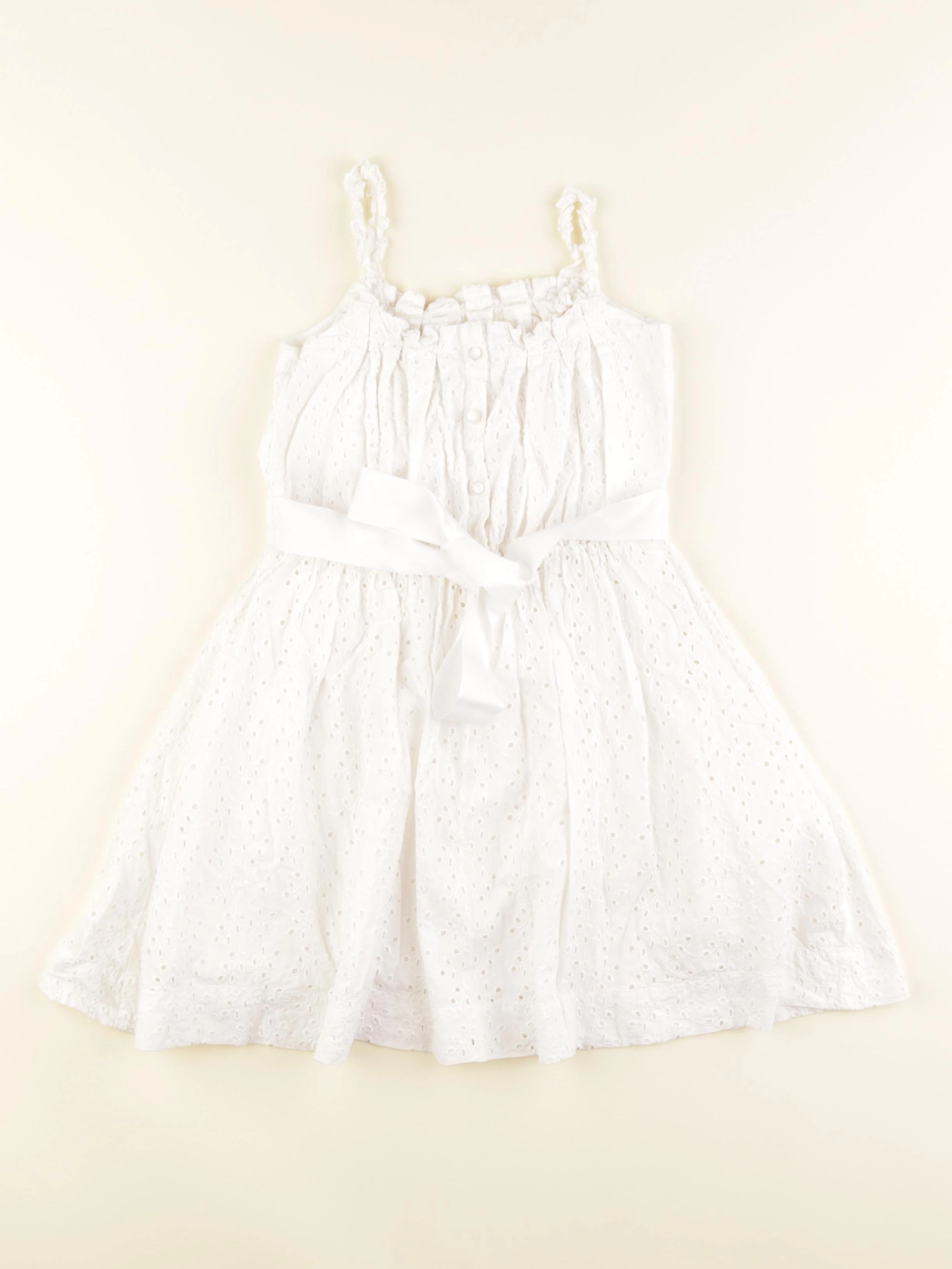 Vertbaudet - robe blanc - 4 ans