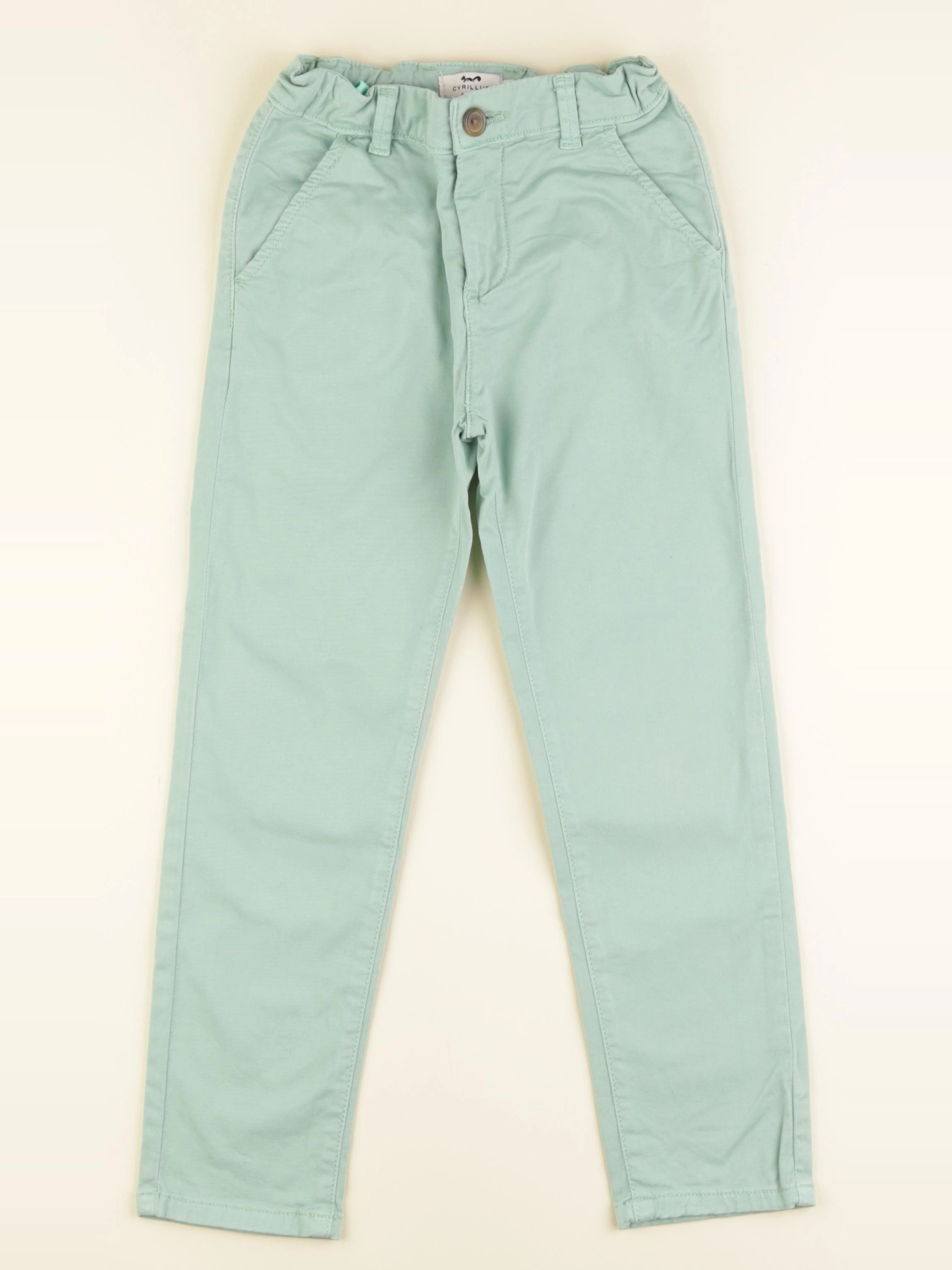 Cyrillus - pantalon vert - 8 ans