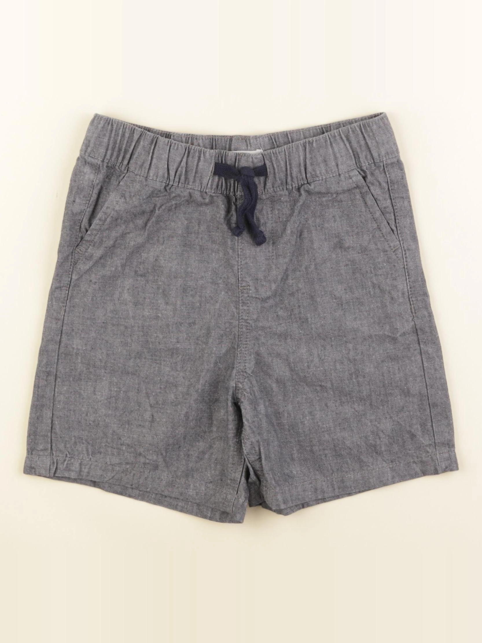 Eden & Victor - short gris - 8 ans