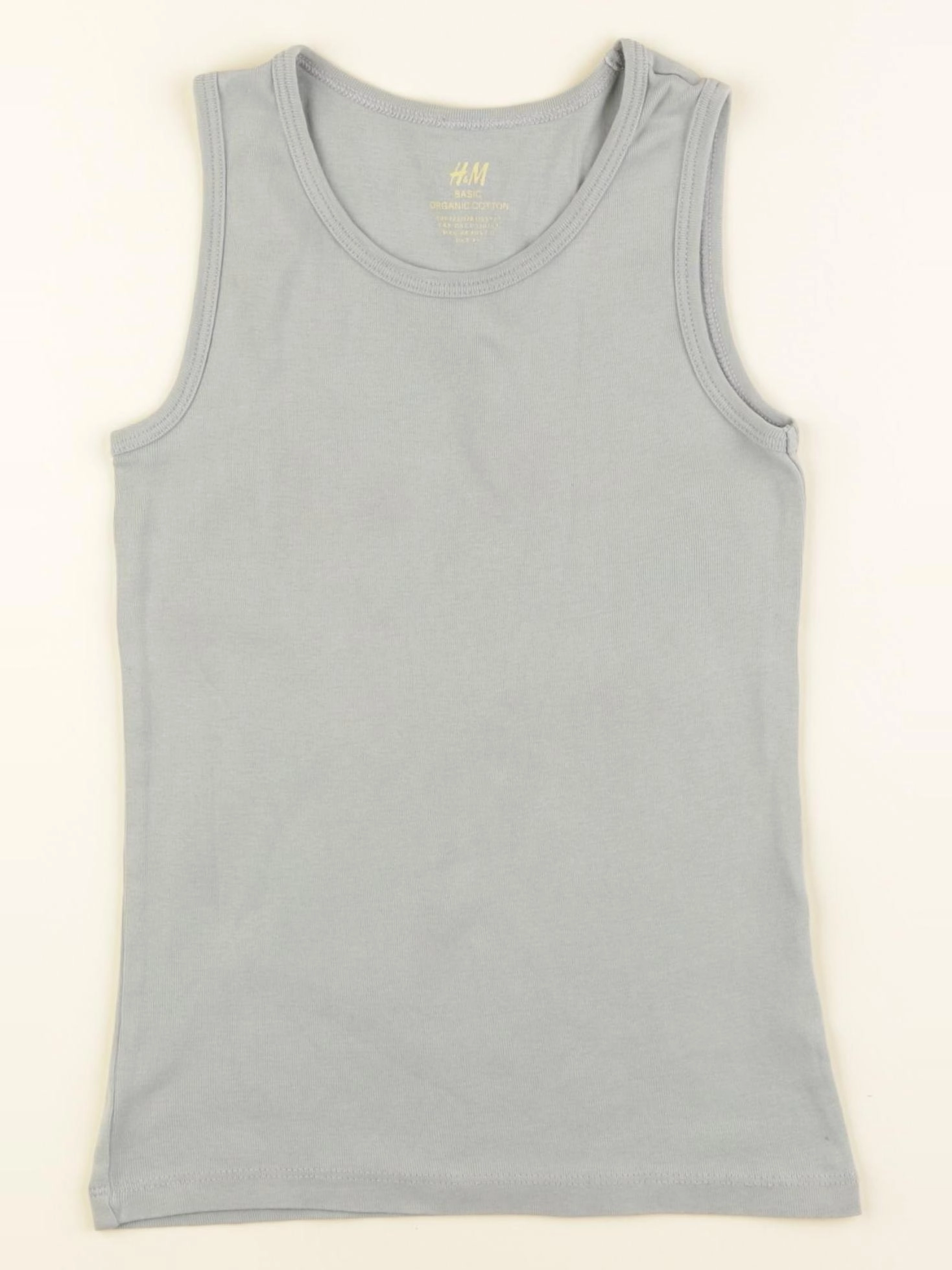 H&M - maillot de corps vert - 6/8 ans