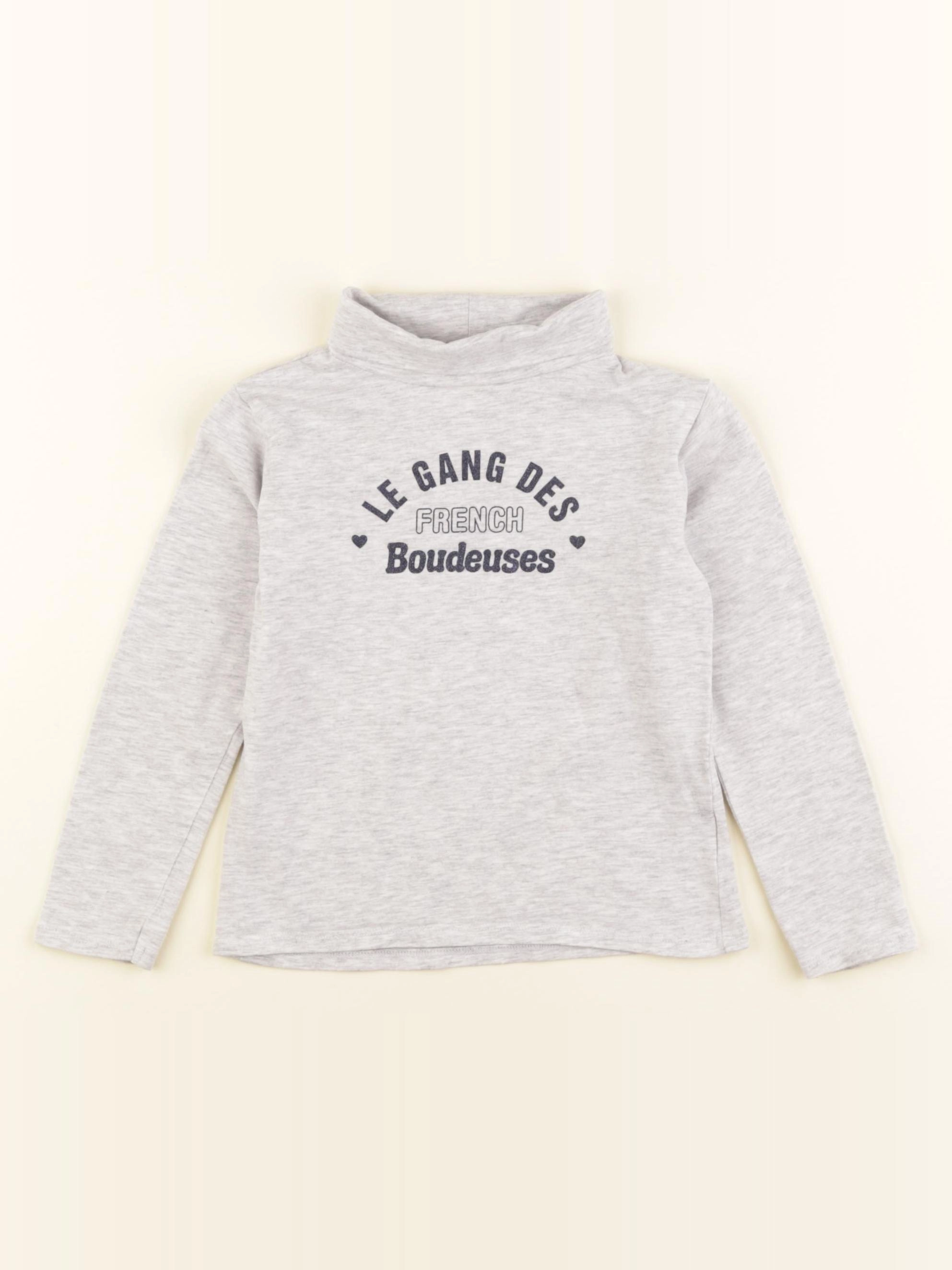 Vertbaudet - sous-pull gris - 3 ans