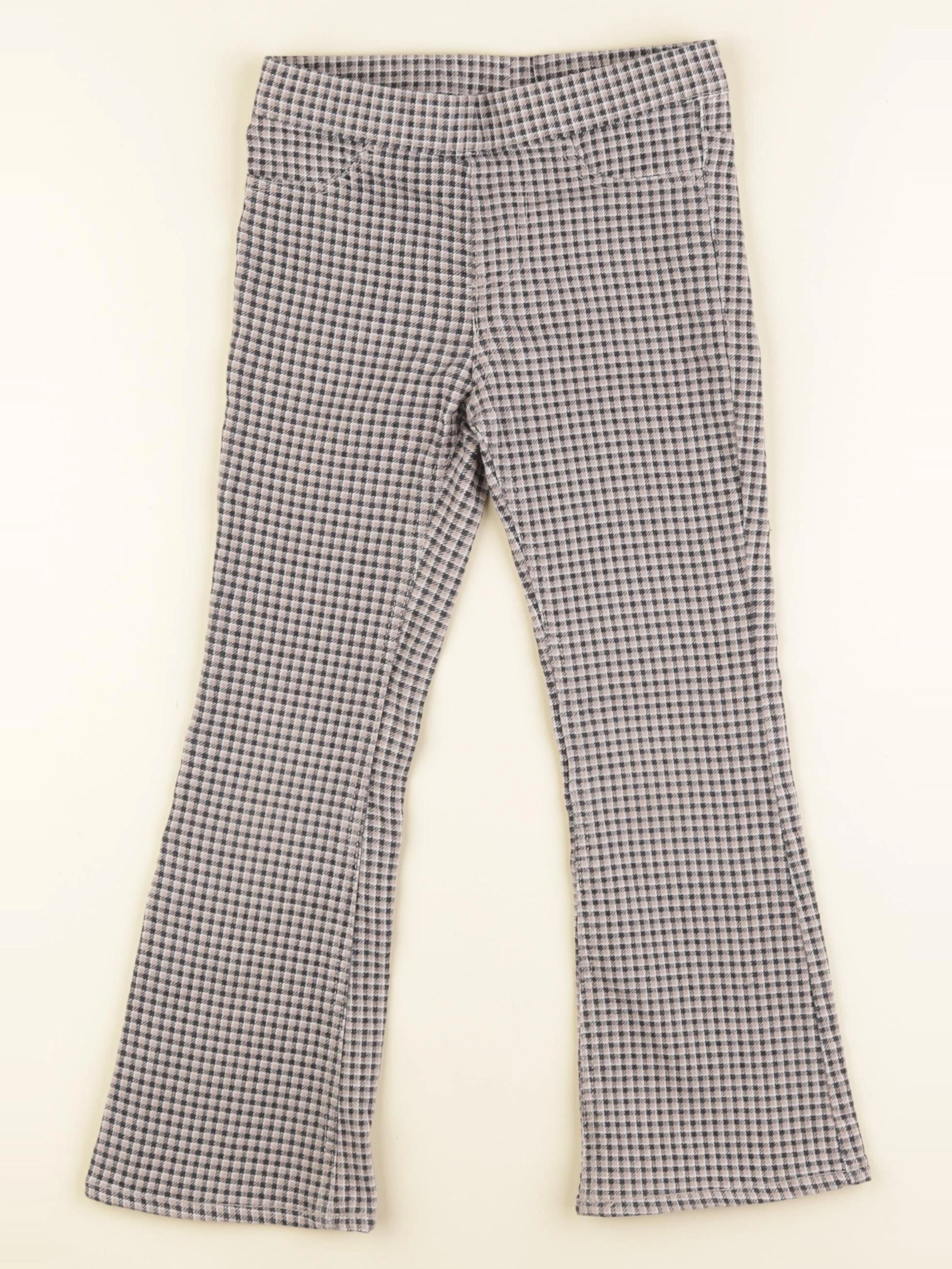 H&M - jegging marron, gris - 3/4 ans