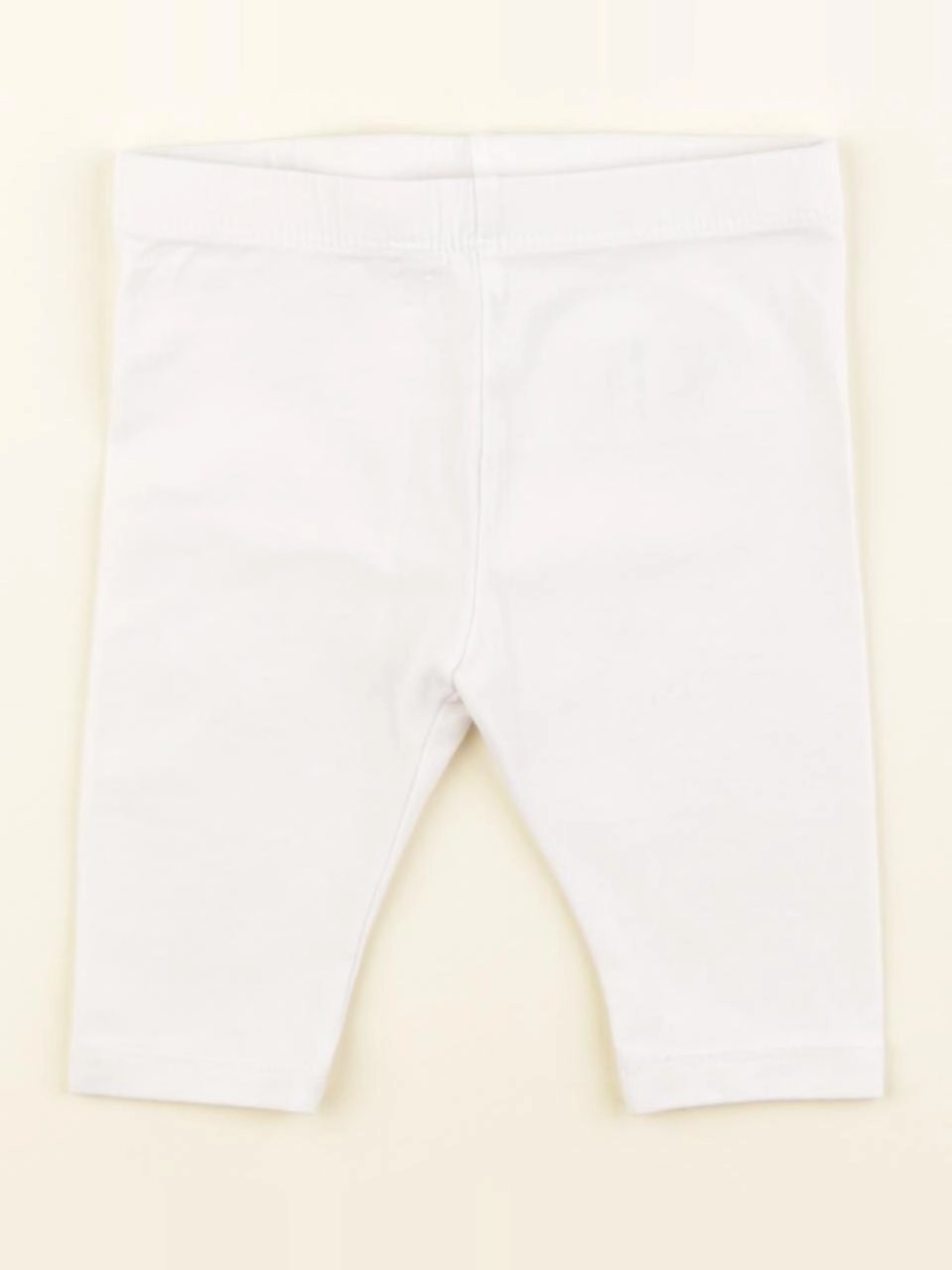 Vertbaudet - legging blanc - 6 mois