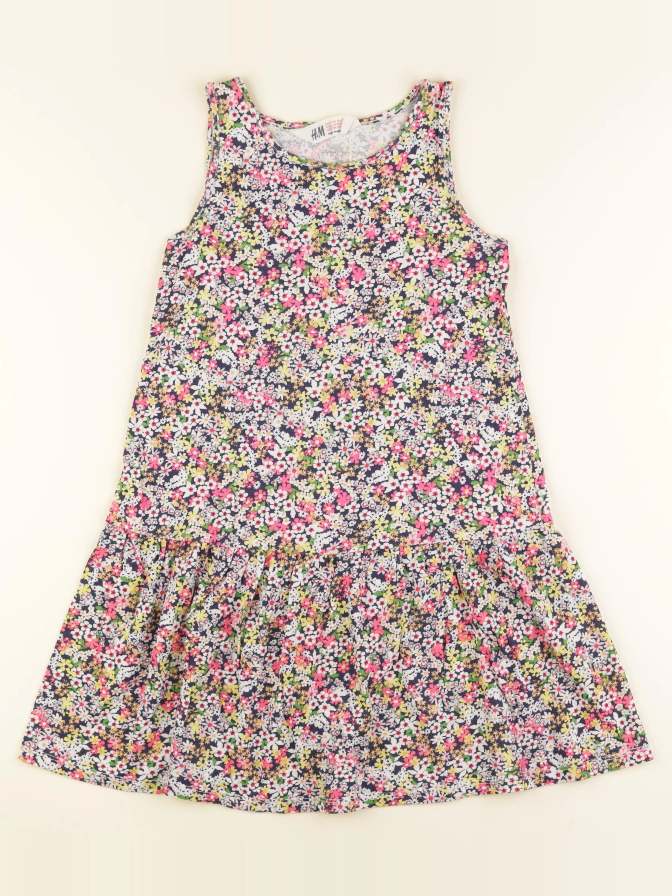 H&M - robe multicolore - 6/8 ans