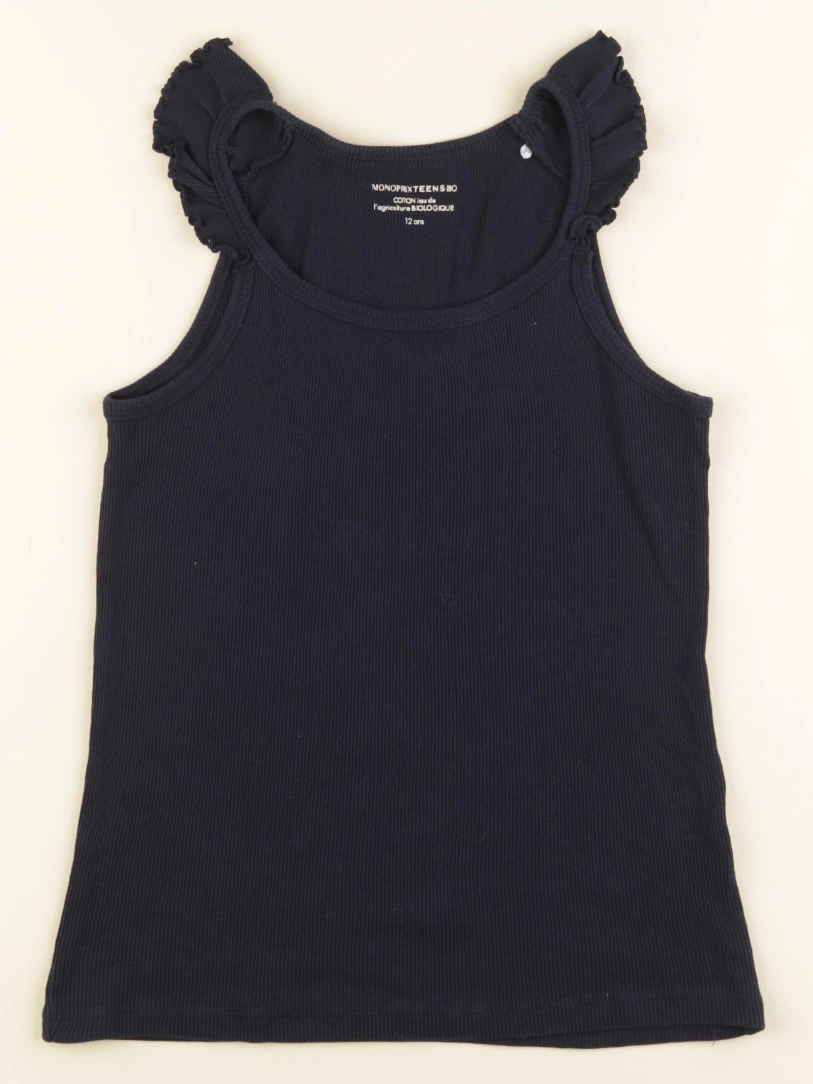 Monoprix - débardeur bleu - 12 ans