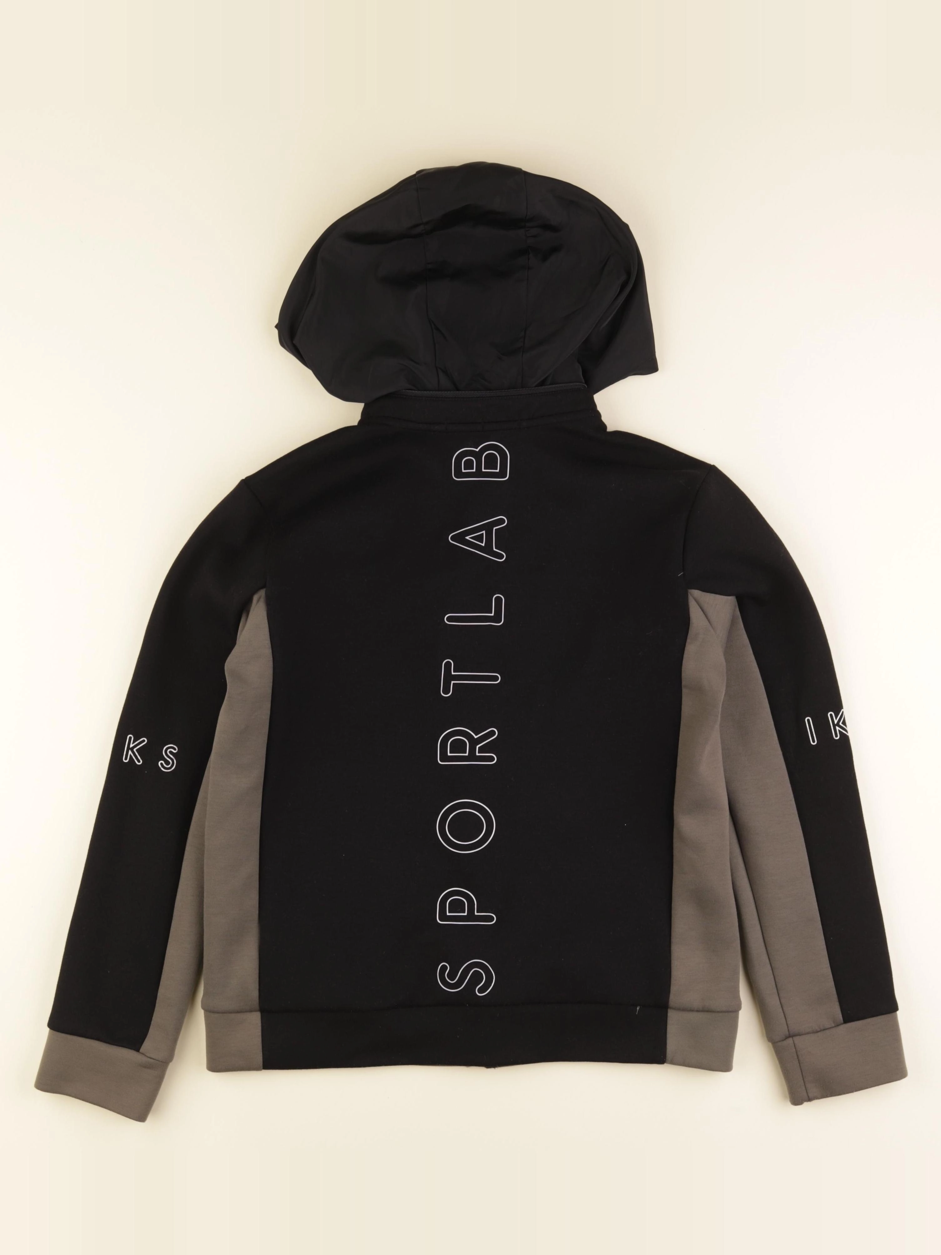 IKKS - sweat imprimé au dos vert, noir - 12 ans