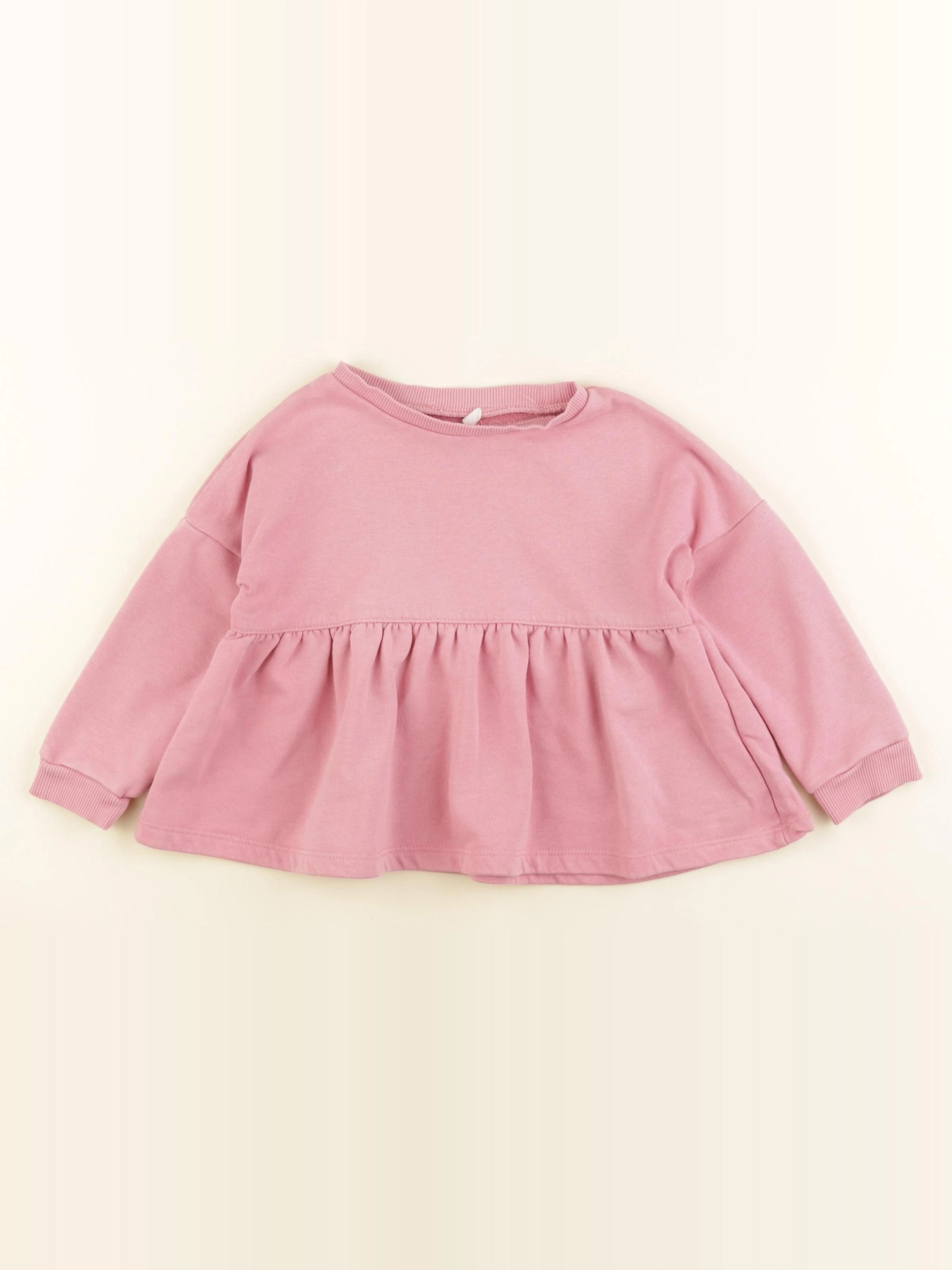 Little Cigogne - sweat rose - 2 ans