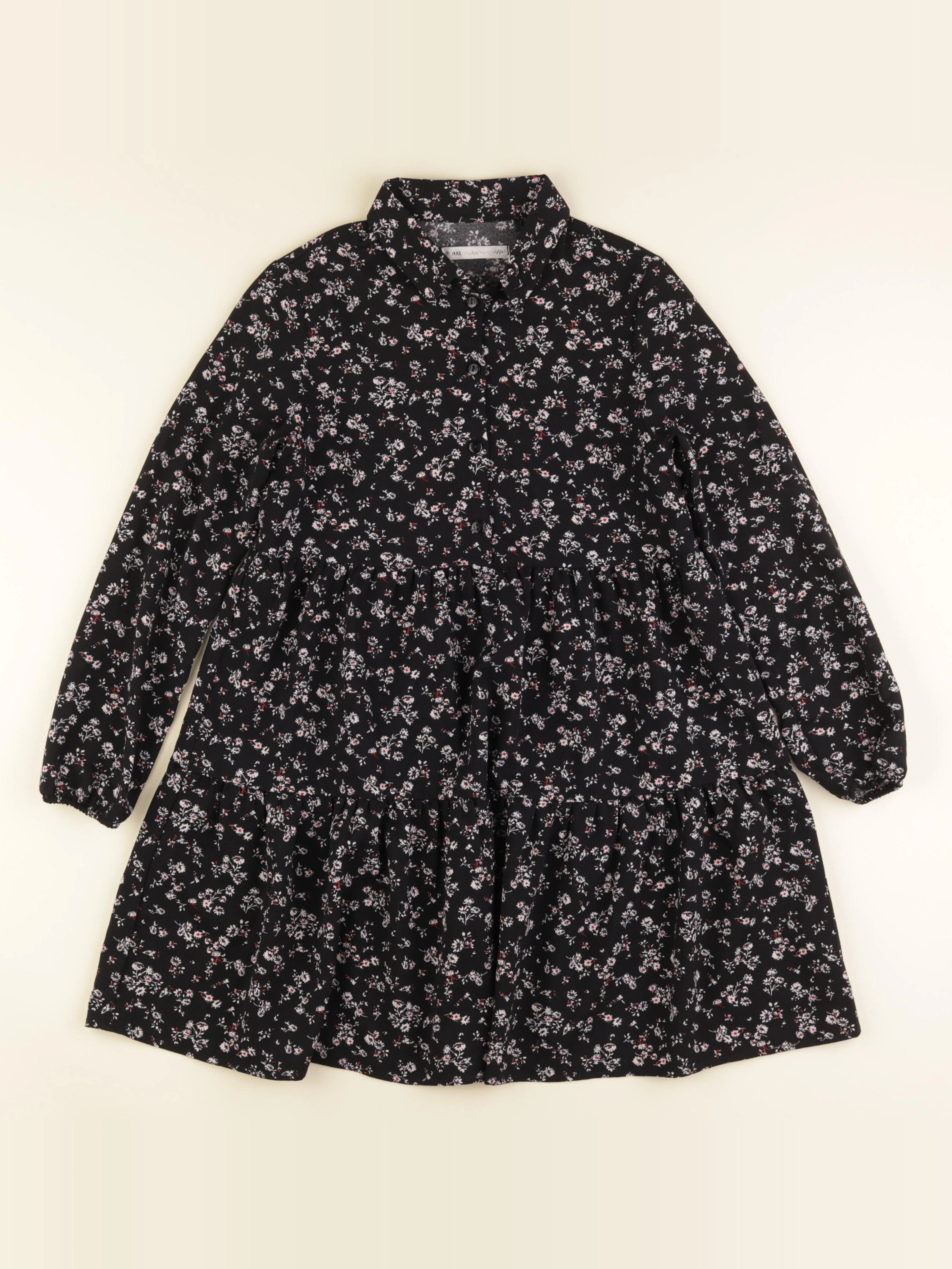 IKKS - robe noir - 10 ans