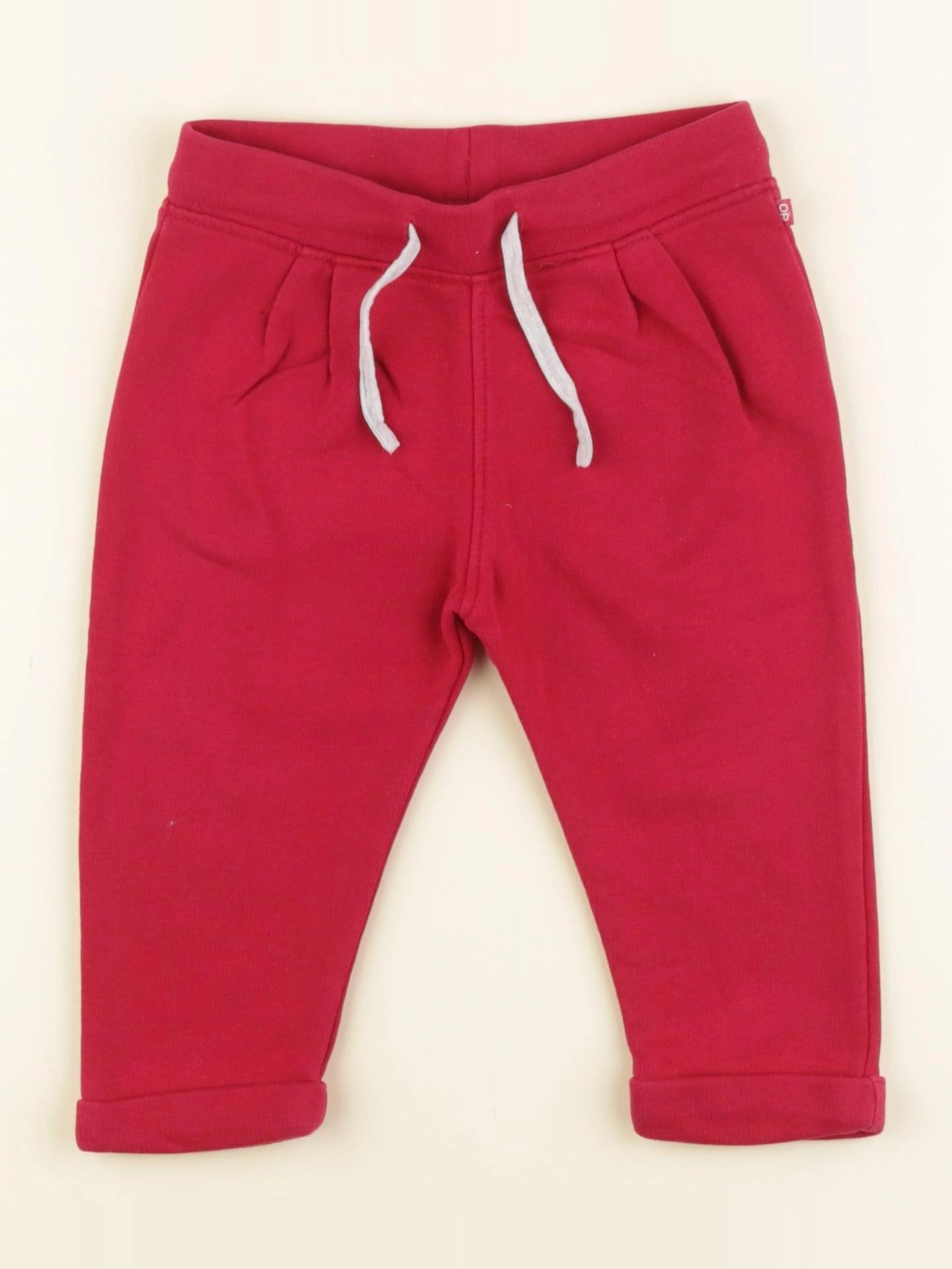 Obaïbi - pantalon rouge - 18 mois