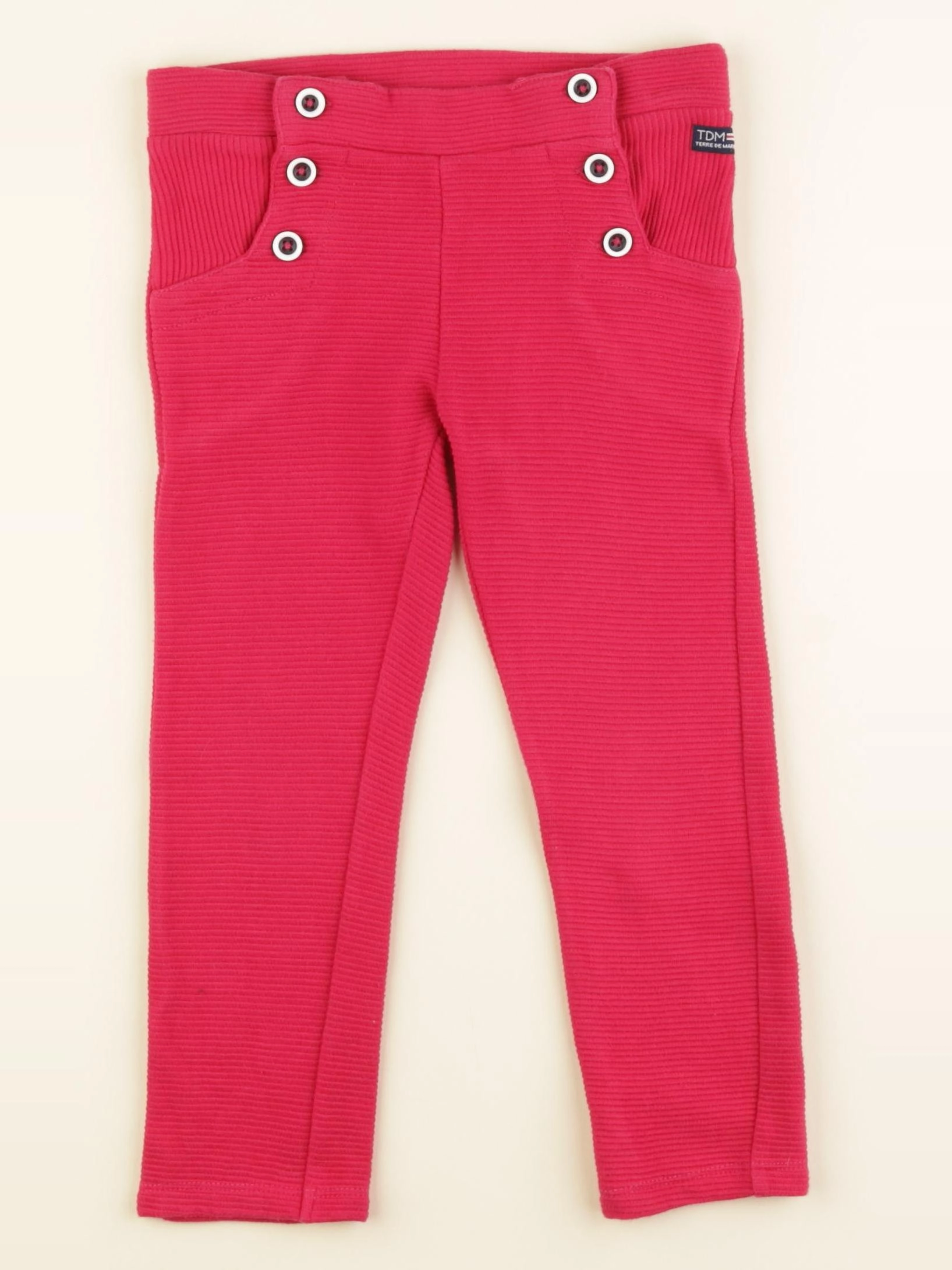 Terre de marins - pantalon rose - 4 ans