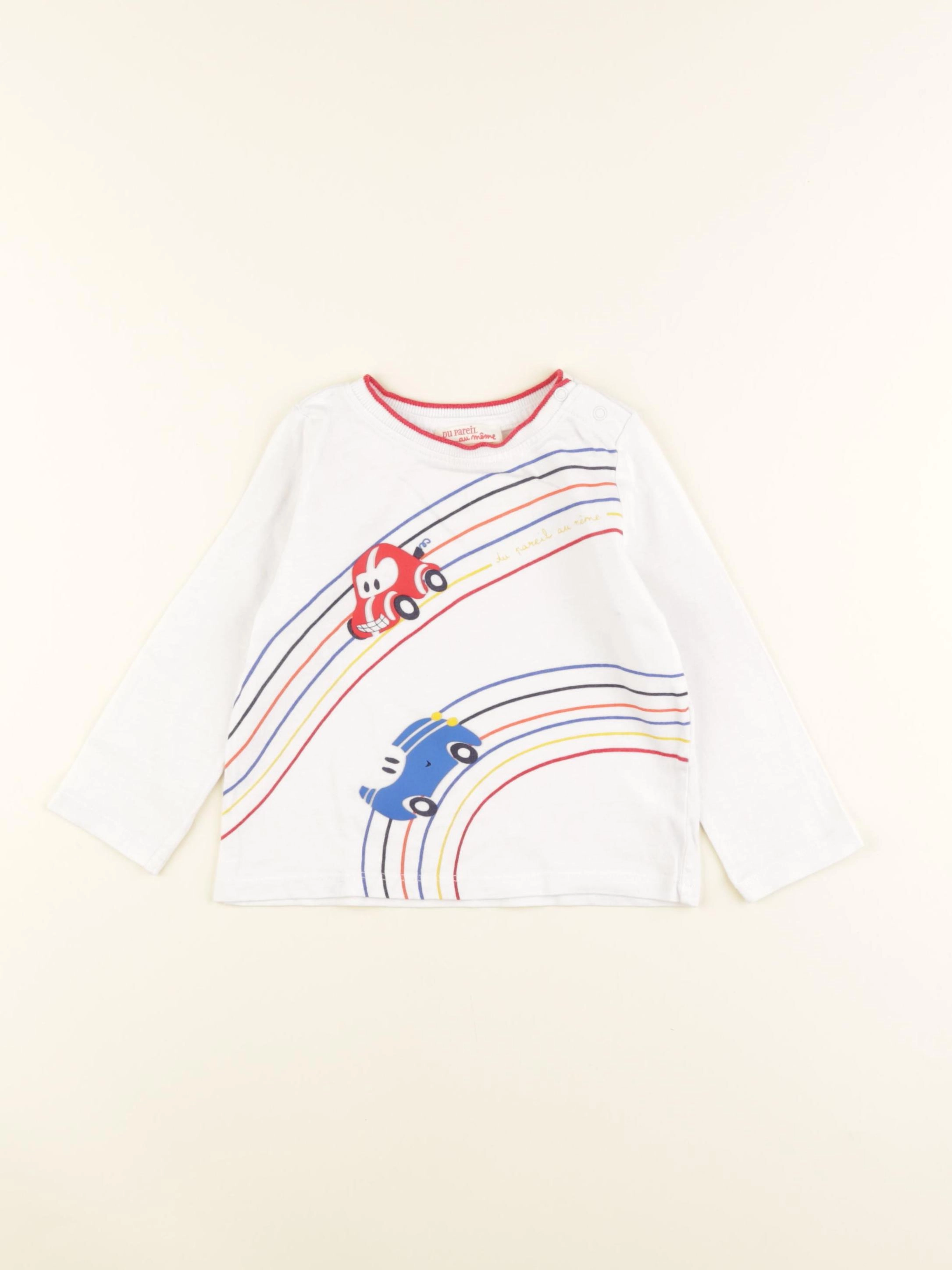 DPAM - tee-shirt multicolore - 18 mois