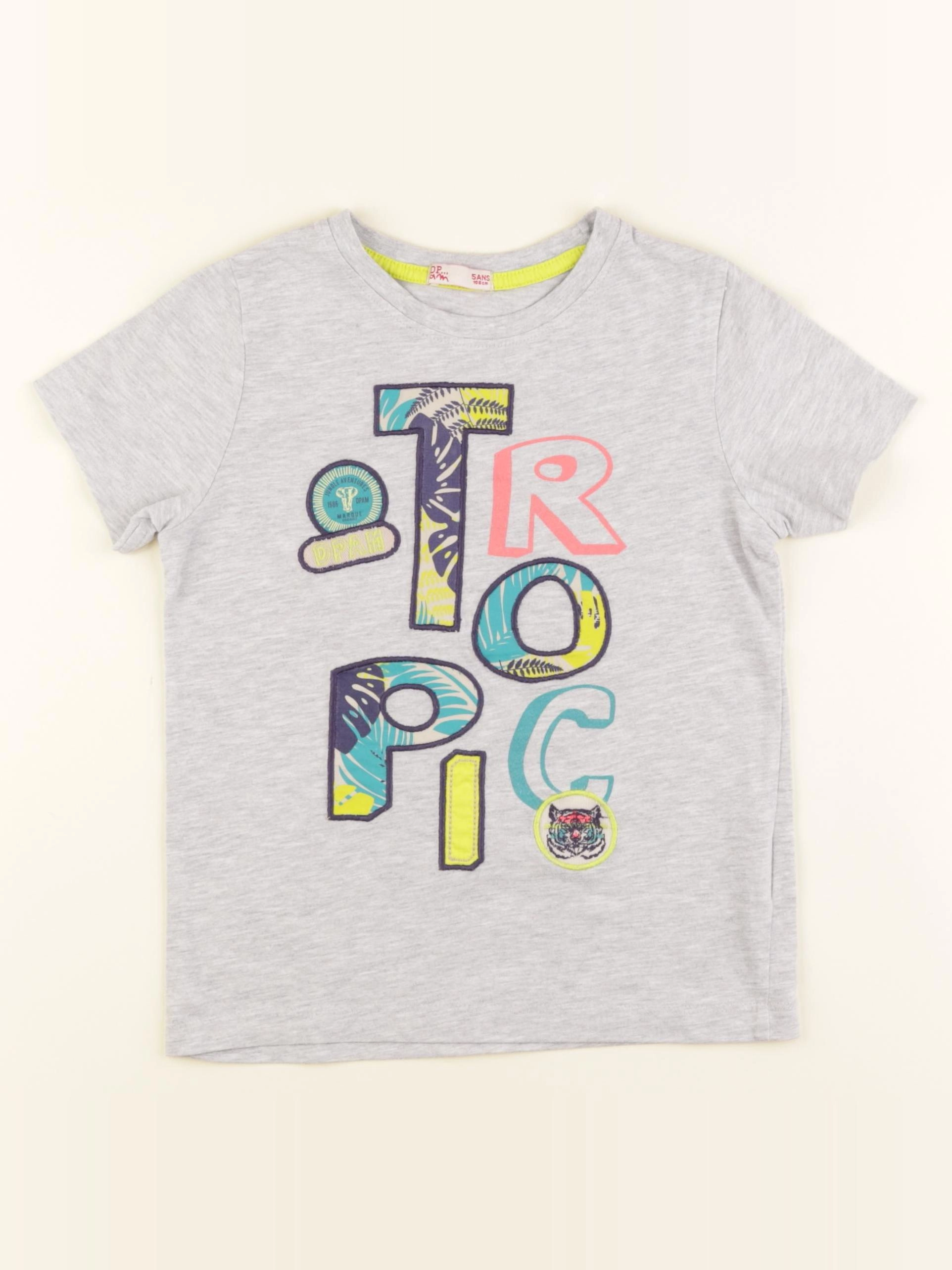 DPAM - tee-shirt gris - 5 ans