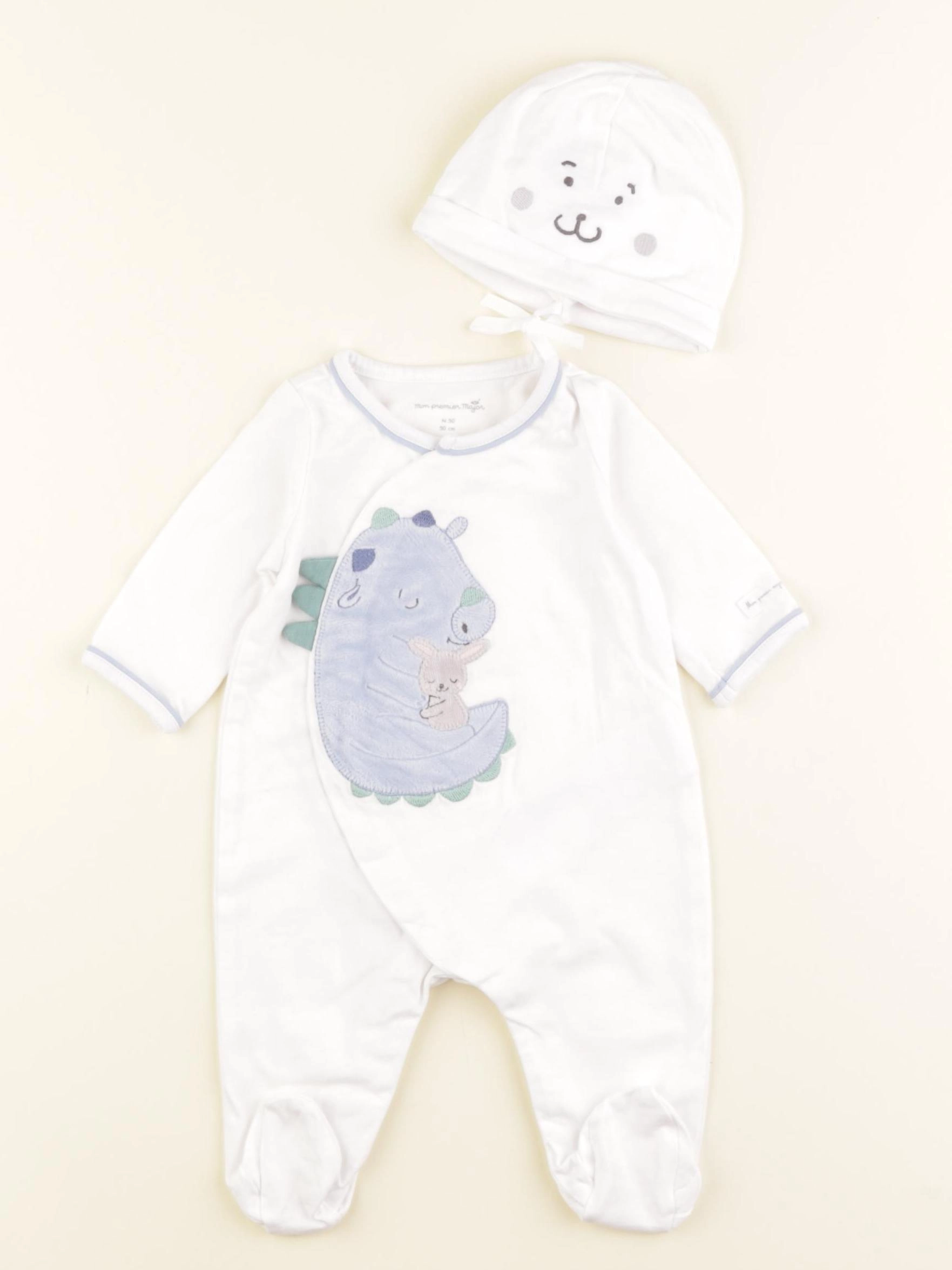 Sergent Major - ensemble blanc - 0 mois