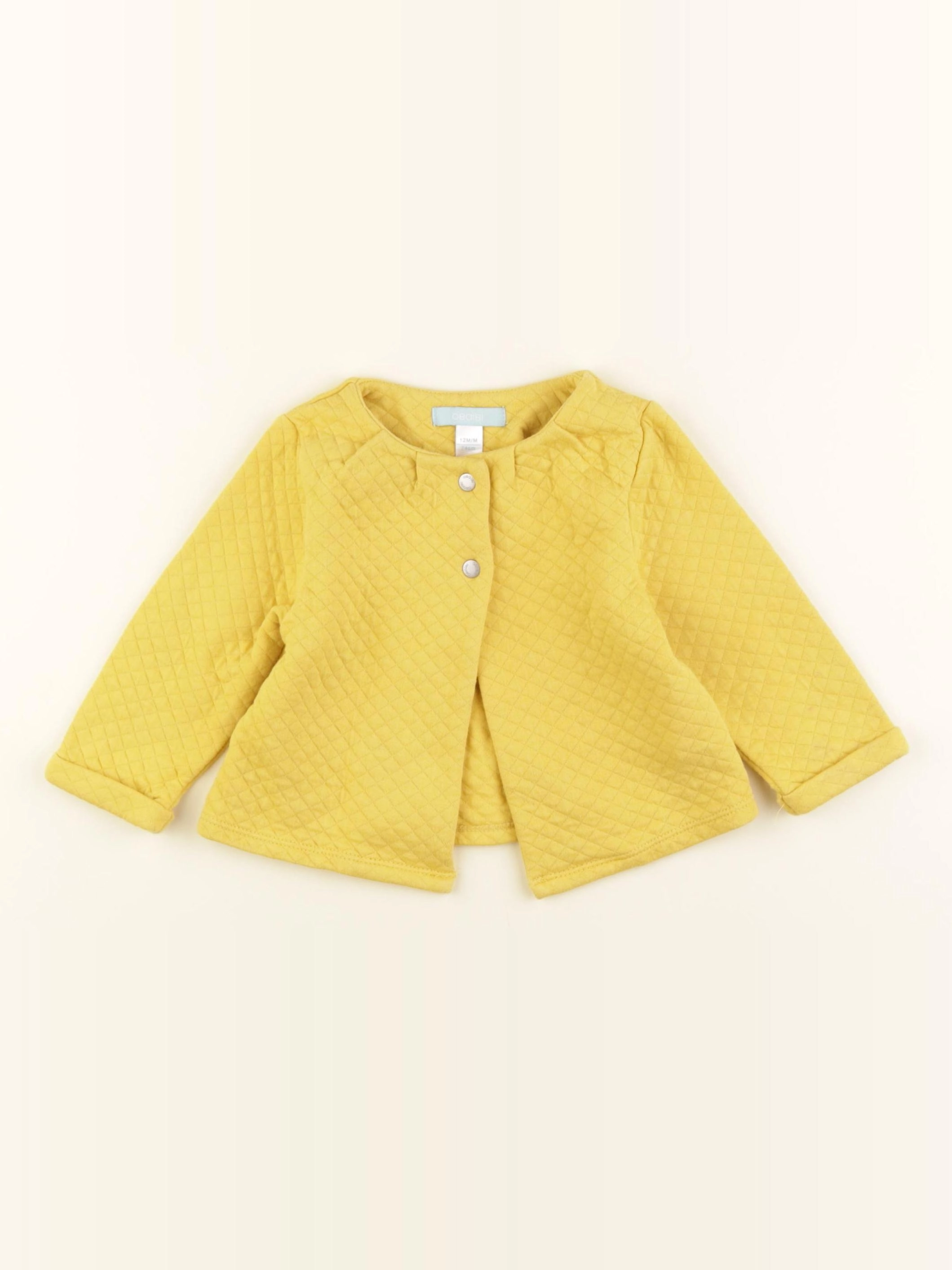 Obaïbi - sweat jaune - 12 mois