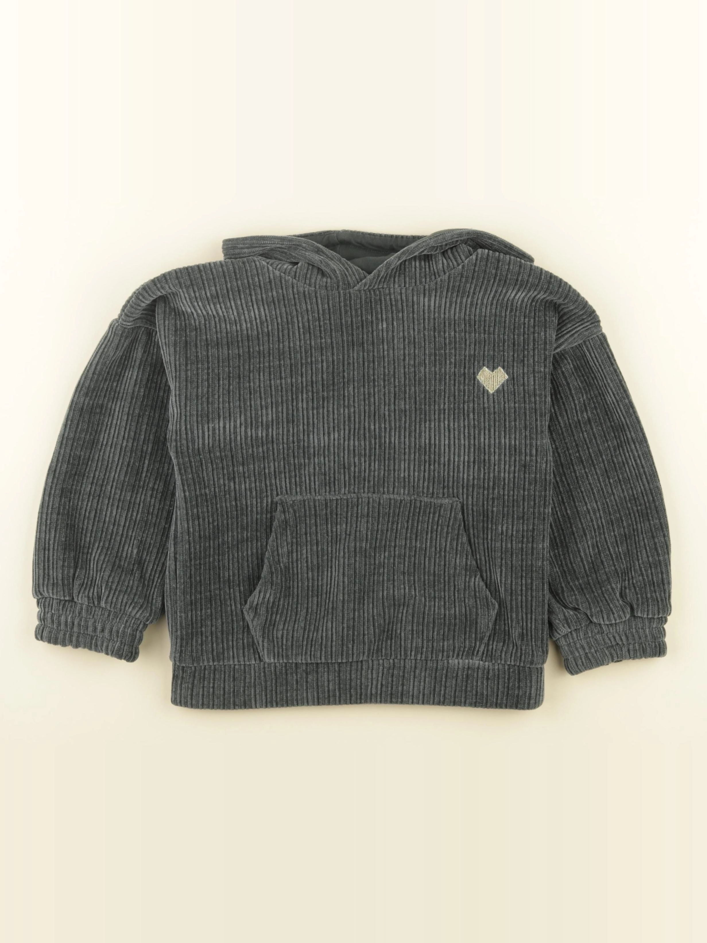 Vertbaudet - sweat vert - 6 ans