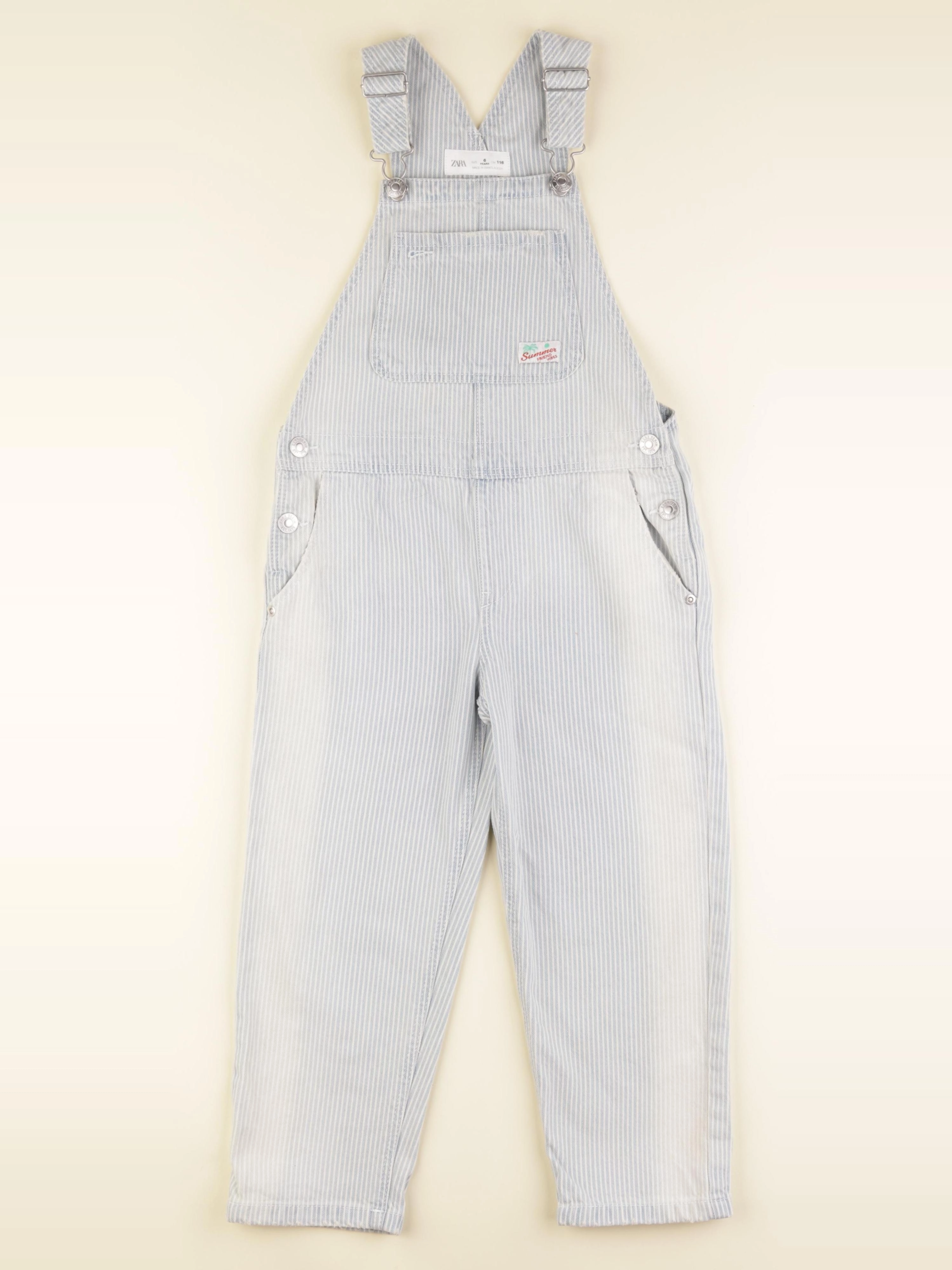 Zara - salopette bleu - 6 ans