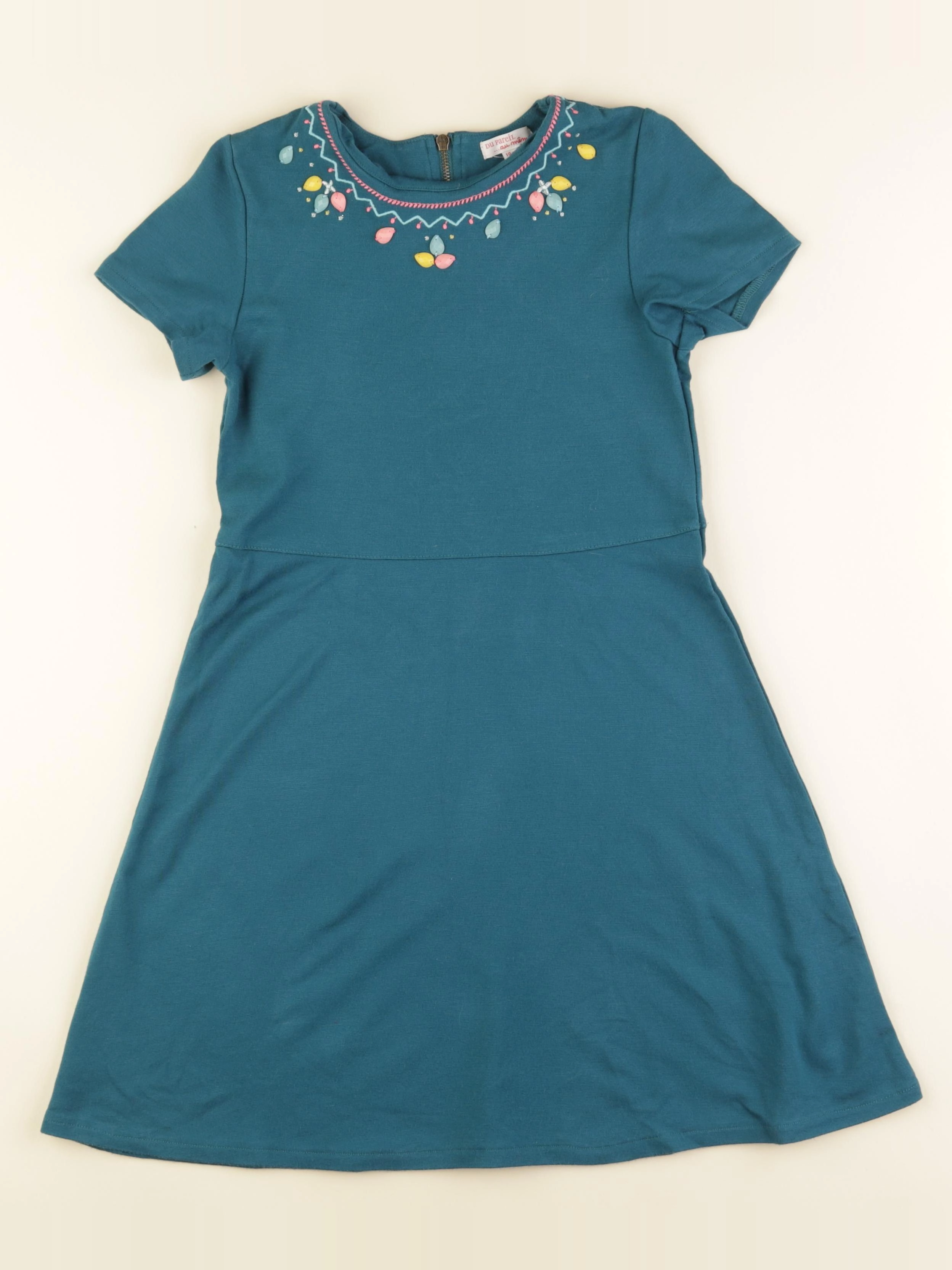 DPAM - robe bleu, vert - 10 ans
