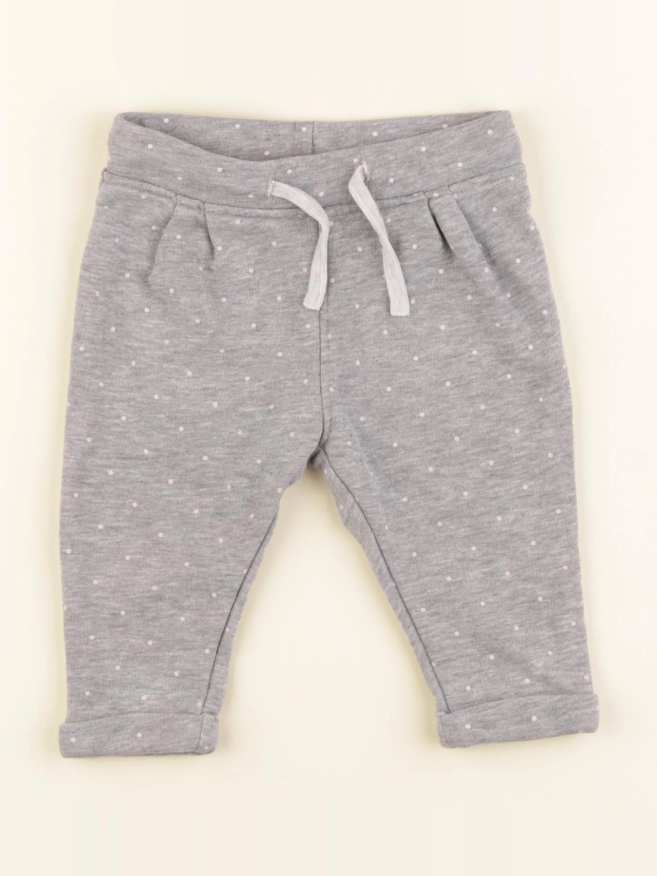 Obaïbi - pantalon gris - 6 mois