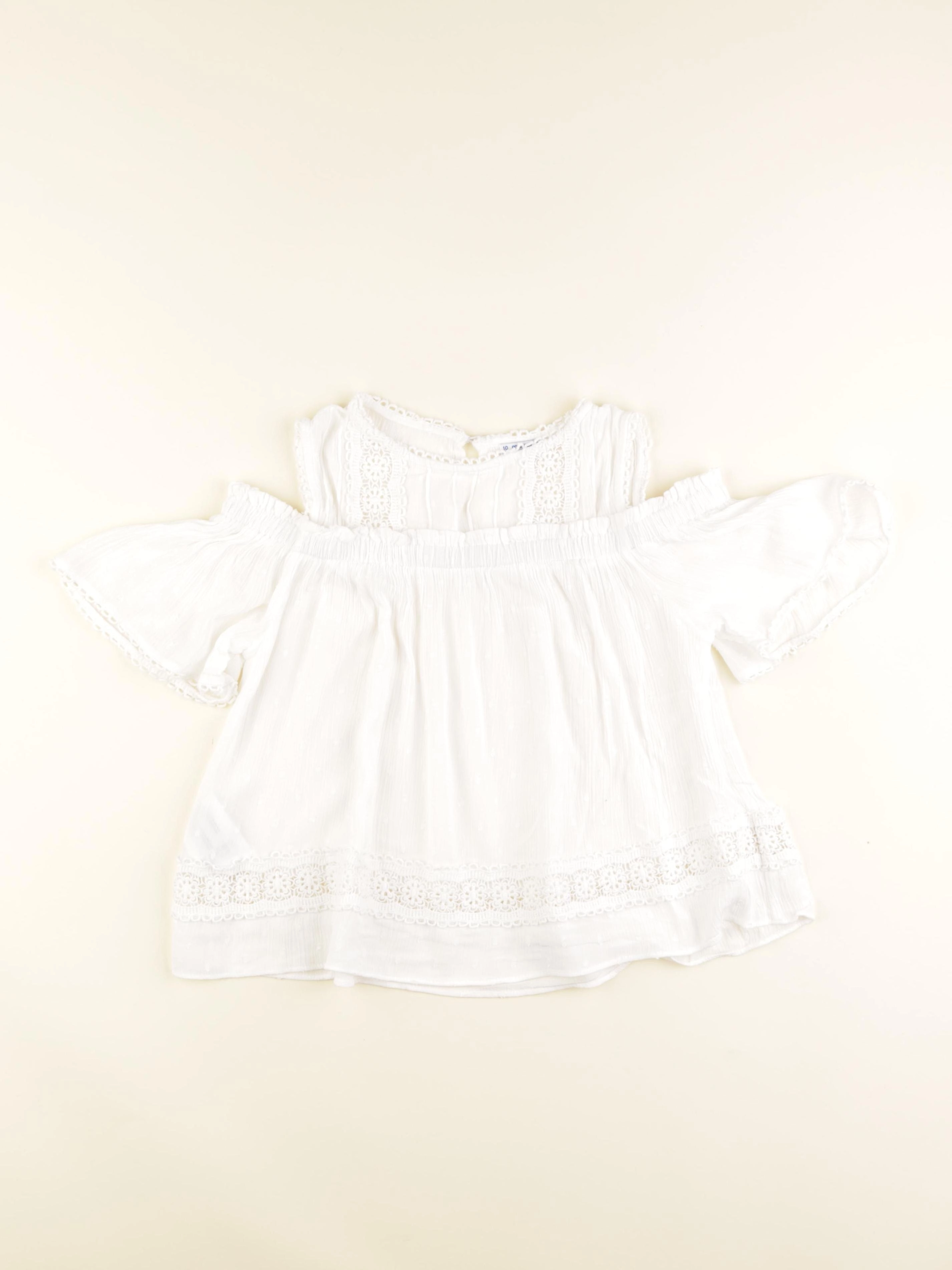 Mayoral - blouse blanc - 10 ans