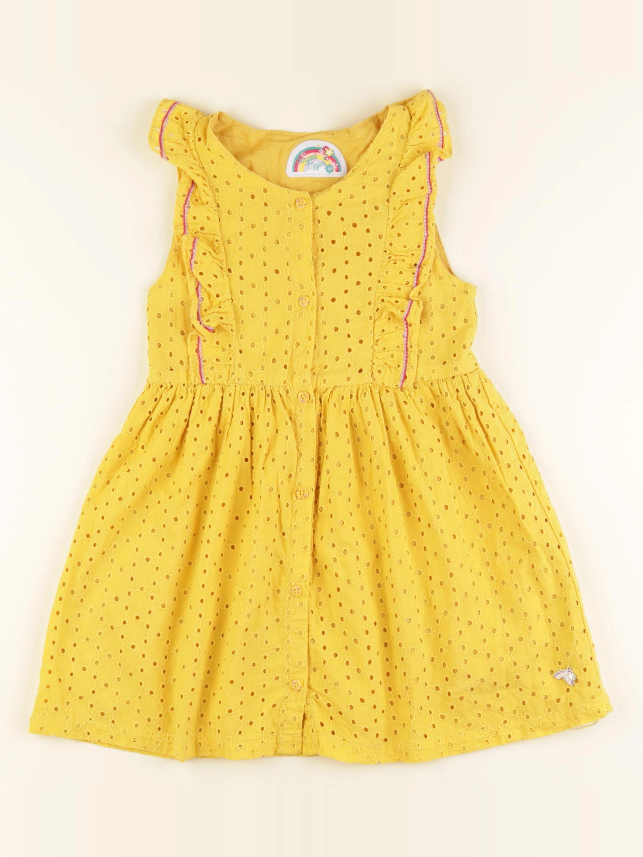 Sergent Major - robe jaune - 6 ans