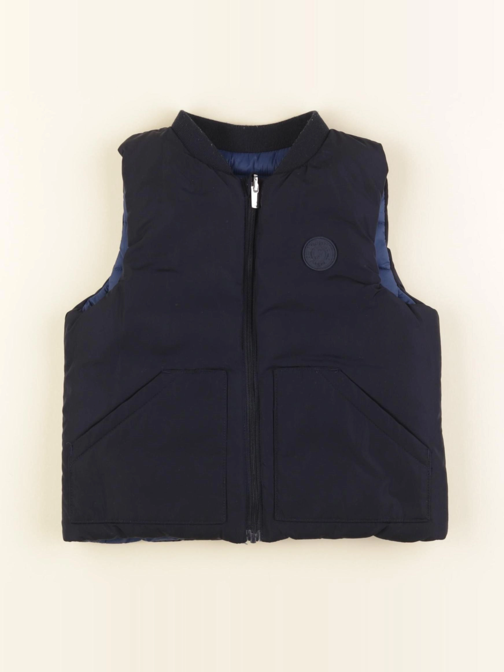 Jacadi - doudoune réversible bleu - 24 mois