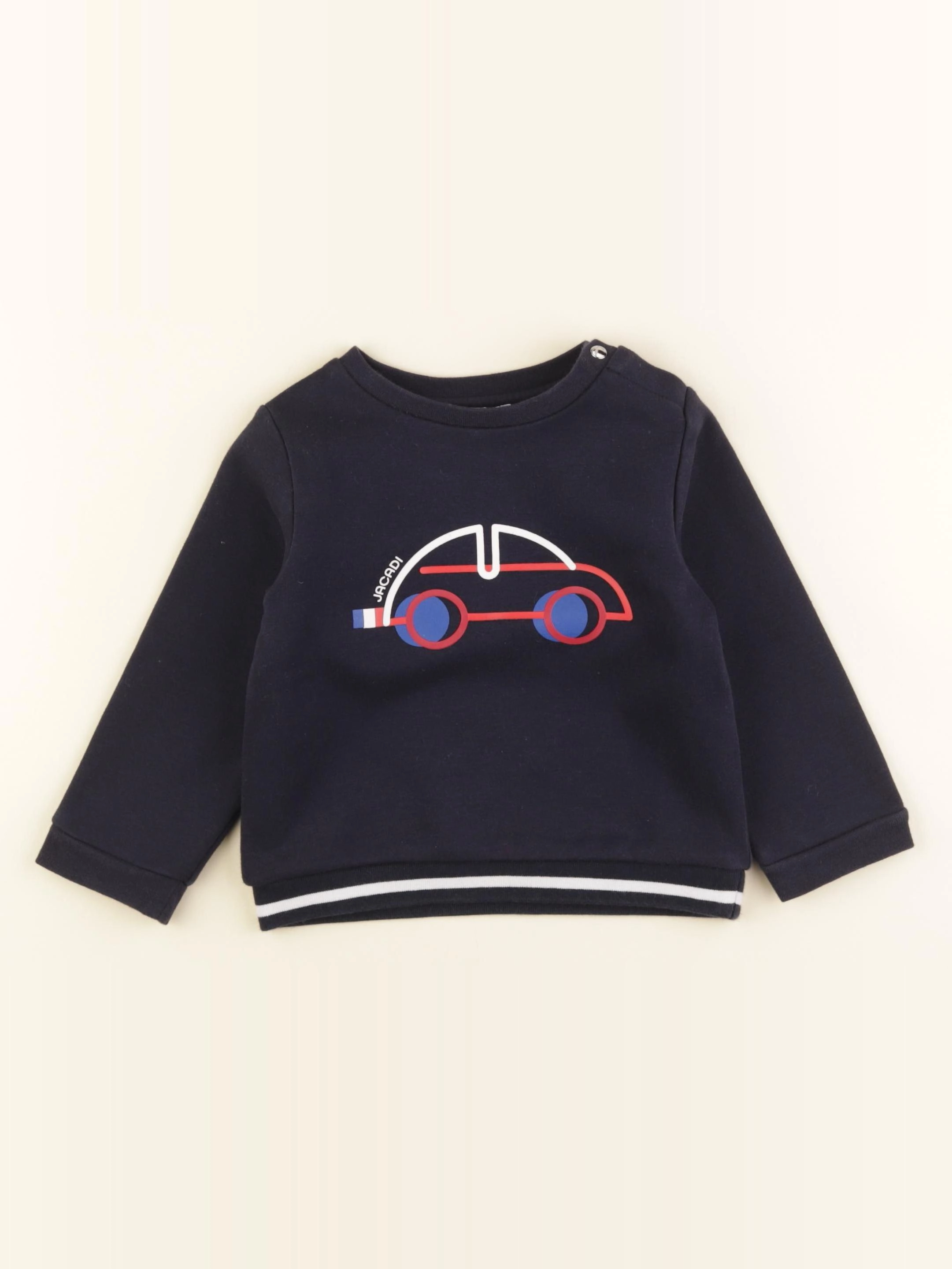 Jacadi - sweat bleu - 24 mois