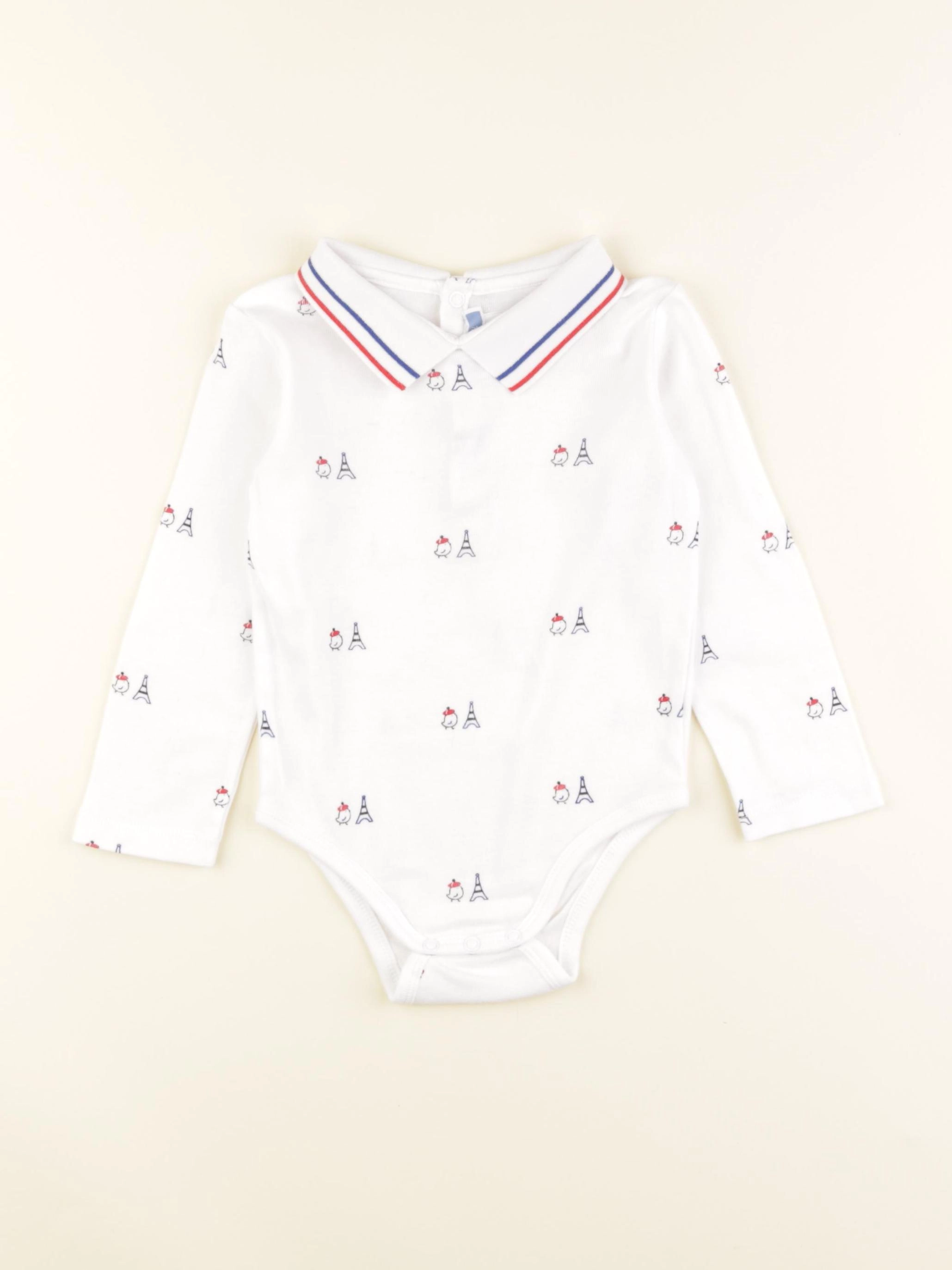 Jacadi - body à col blanc - 24 mois