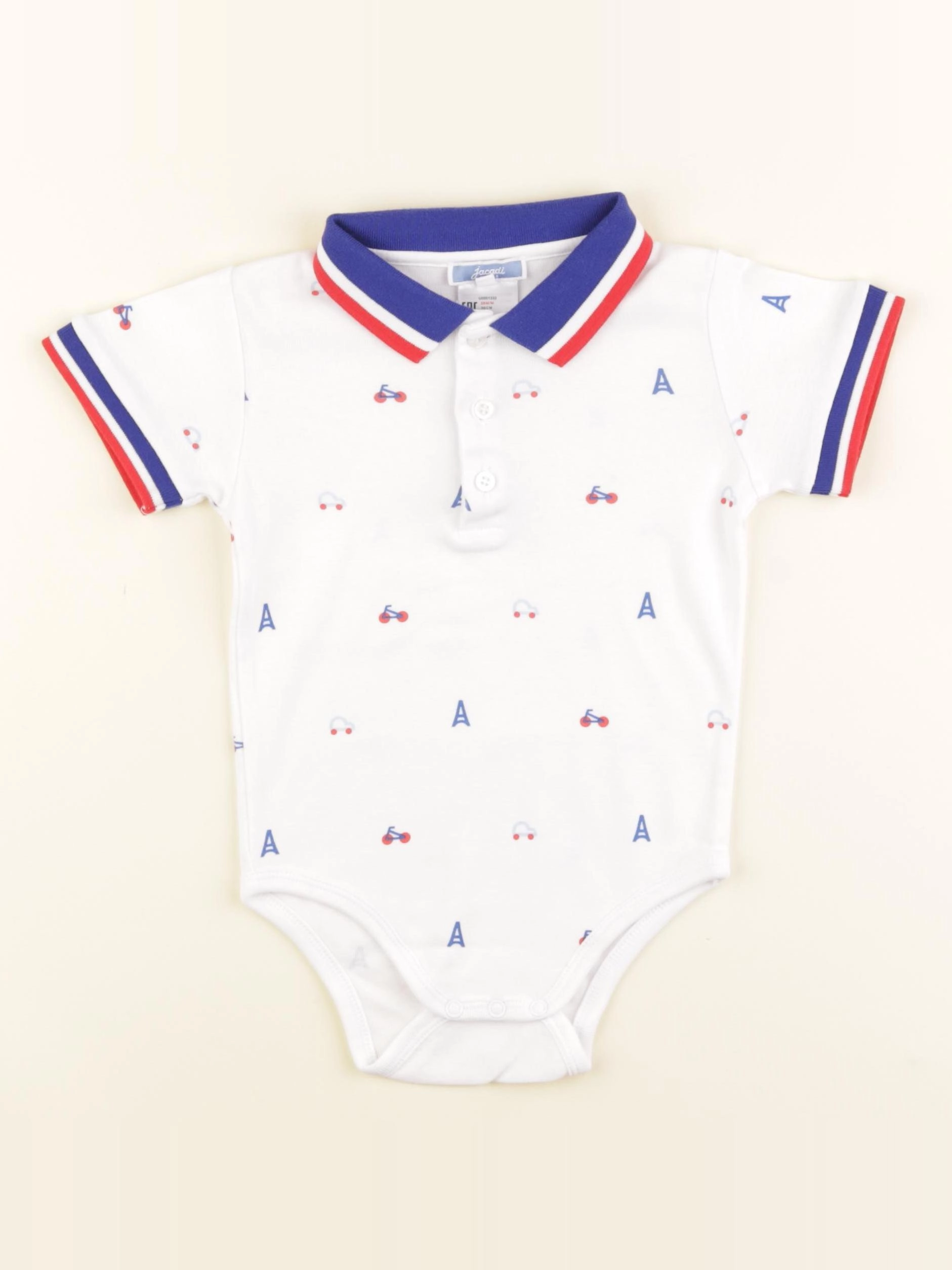 Jacadi - body à col blanc - 36 mois