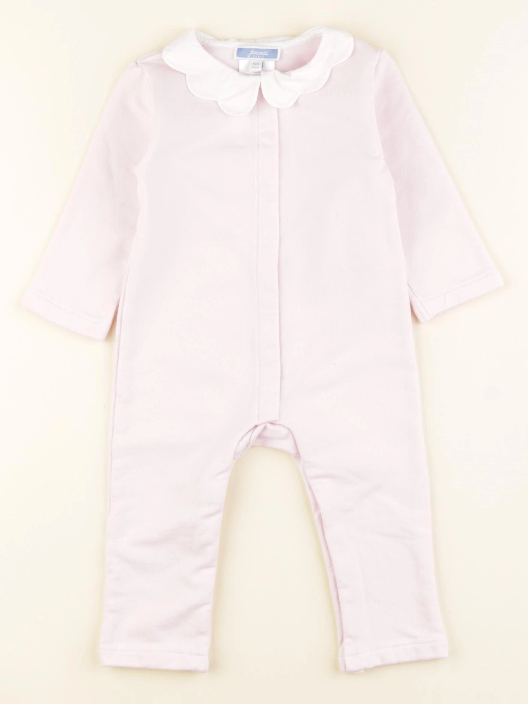 Jacadi - pyjama coton rose - 12 mois