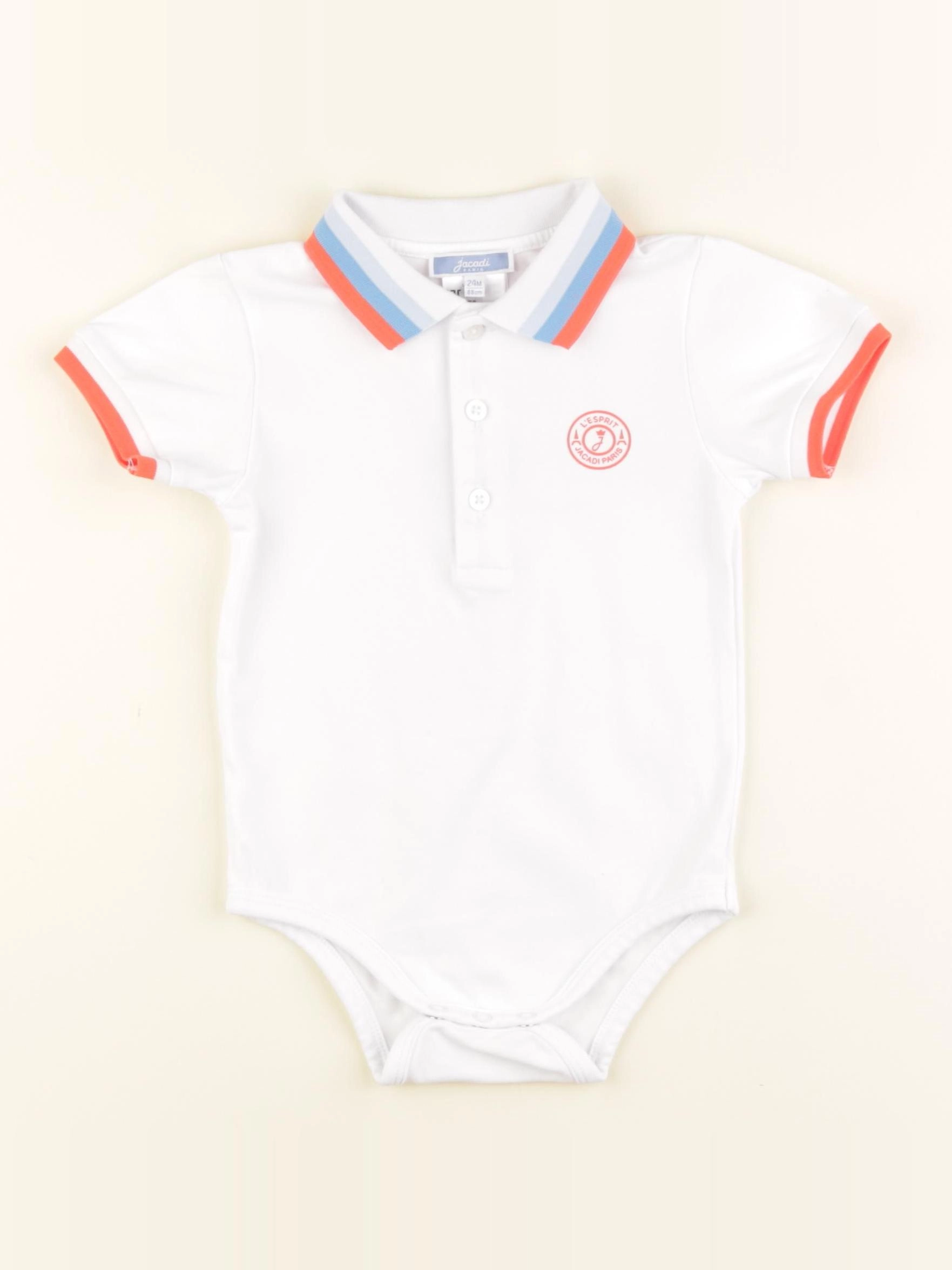 Jacadi - body à col blanc - 24 mois