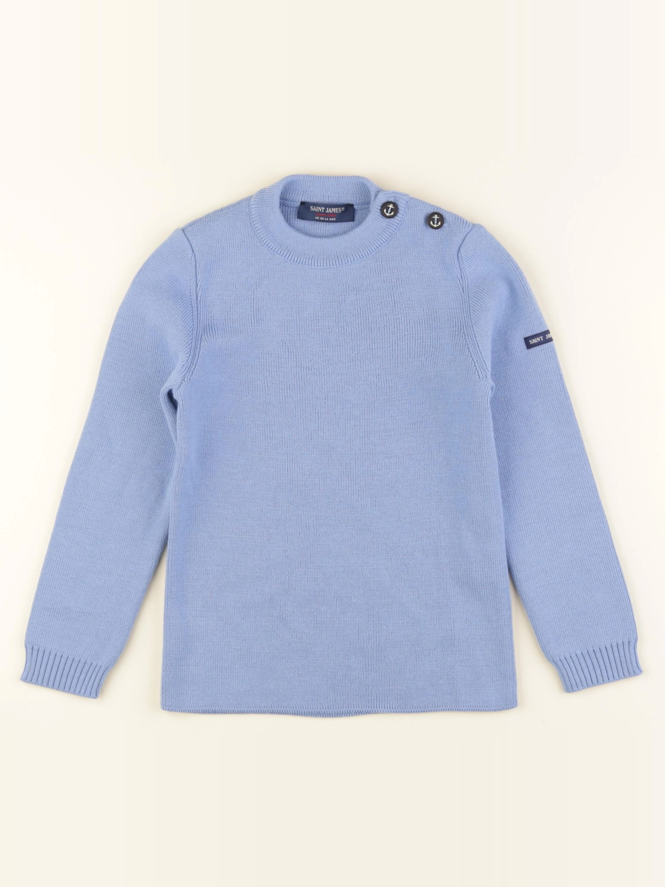 Saint James - pull bleu - 8 ans