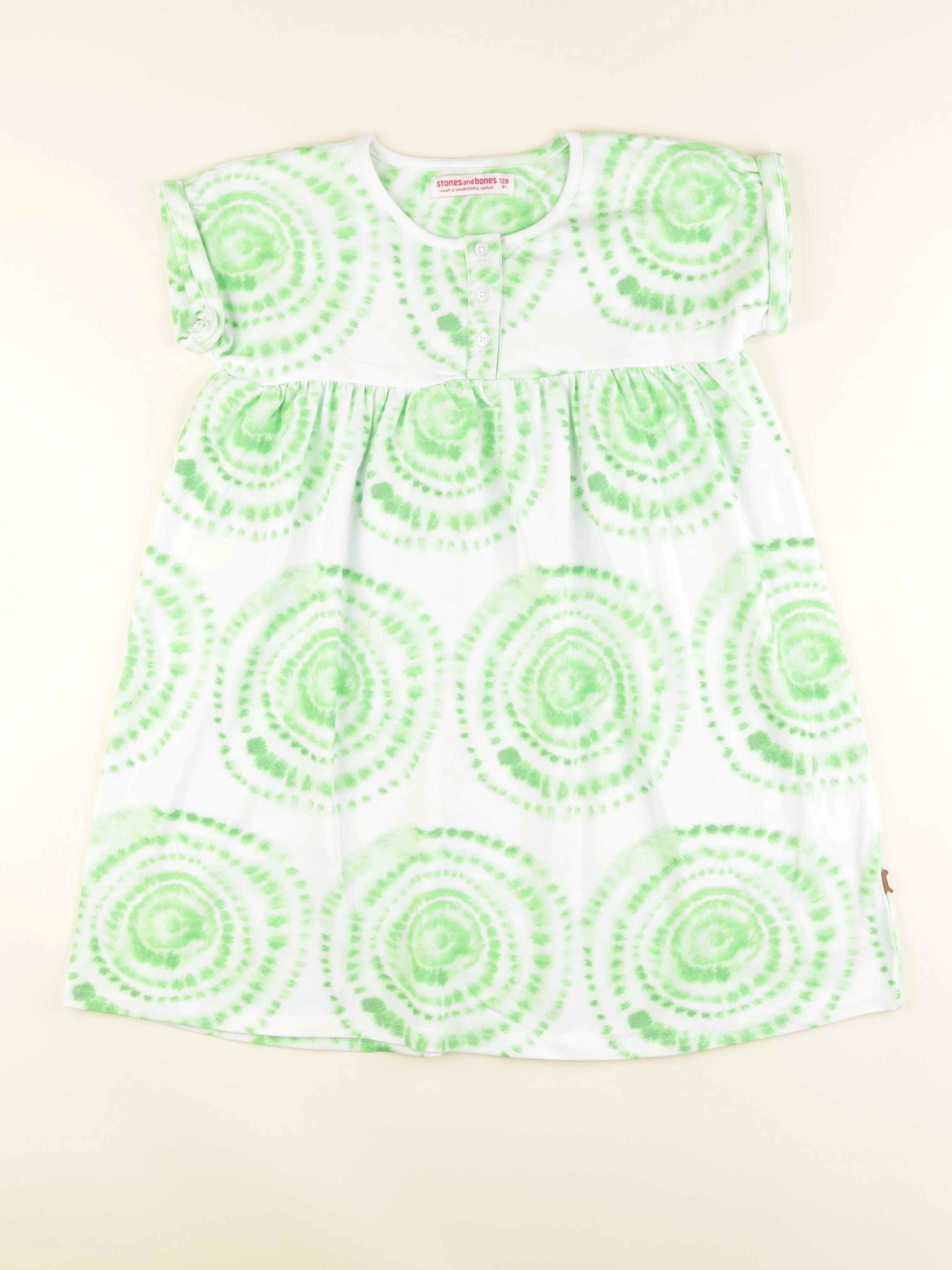 Stones and Bones - robe blanc, vert - 8 ans