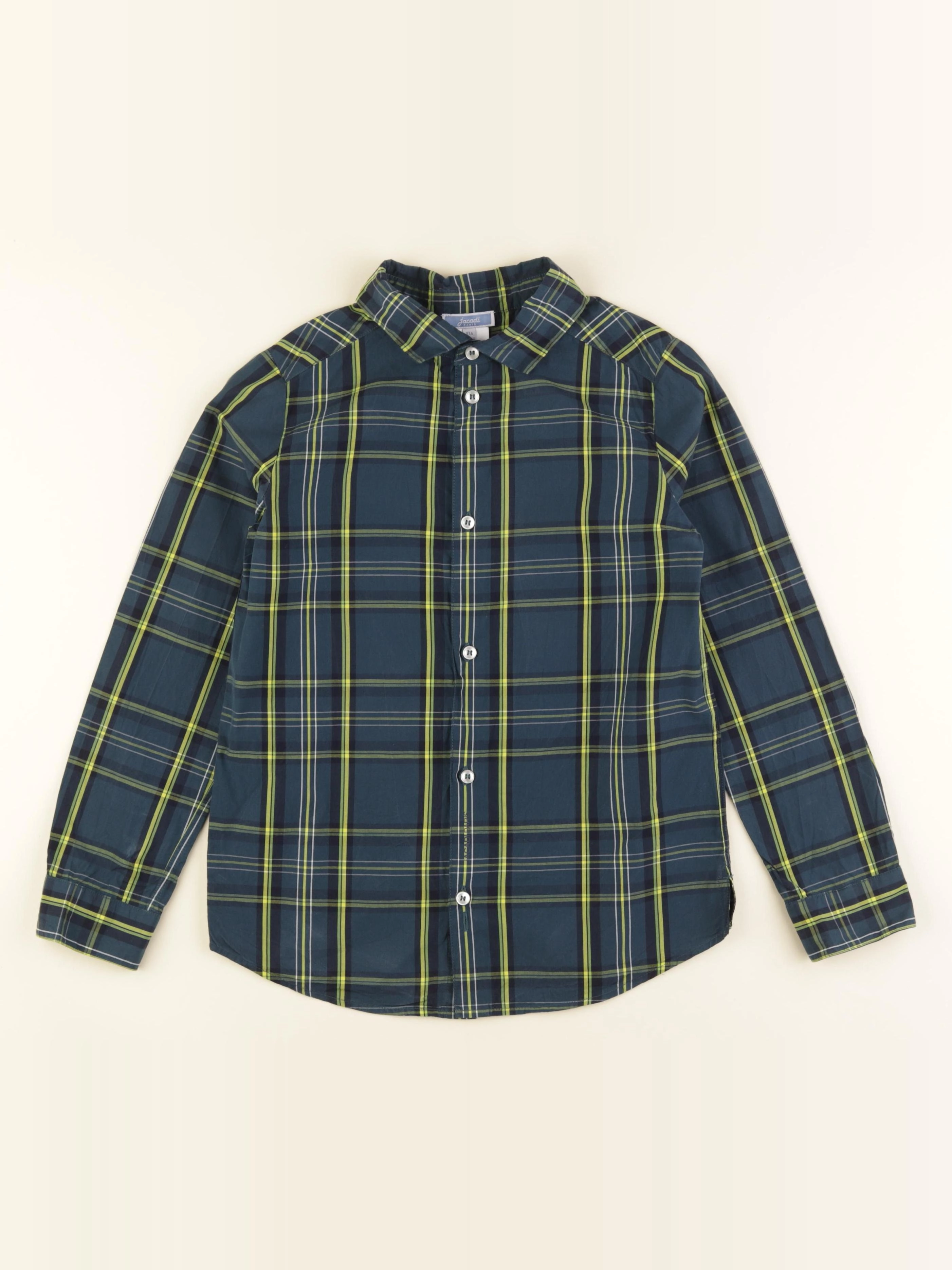 Jacadi - chemise vert, jaune - 10 ans