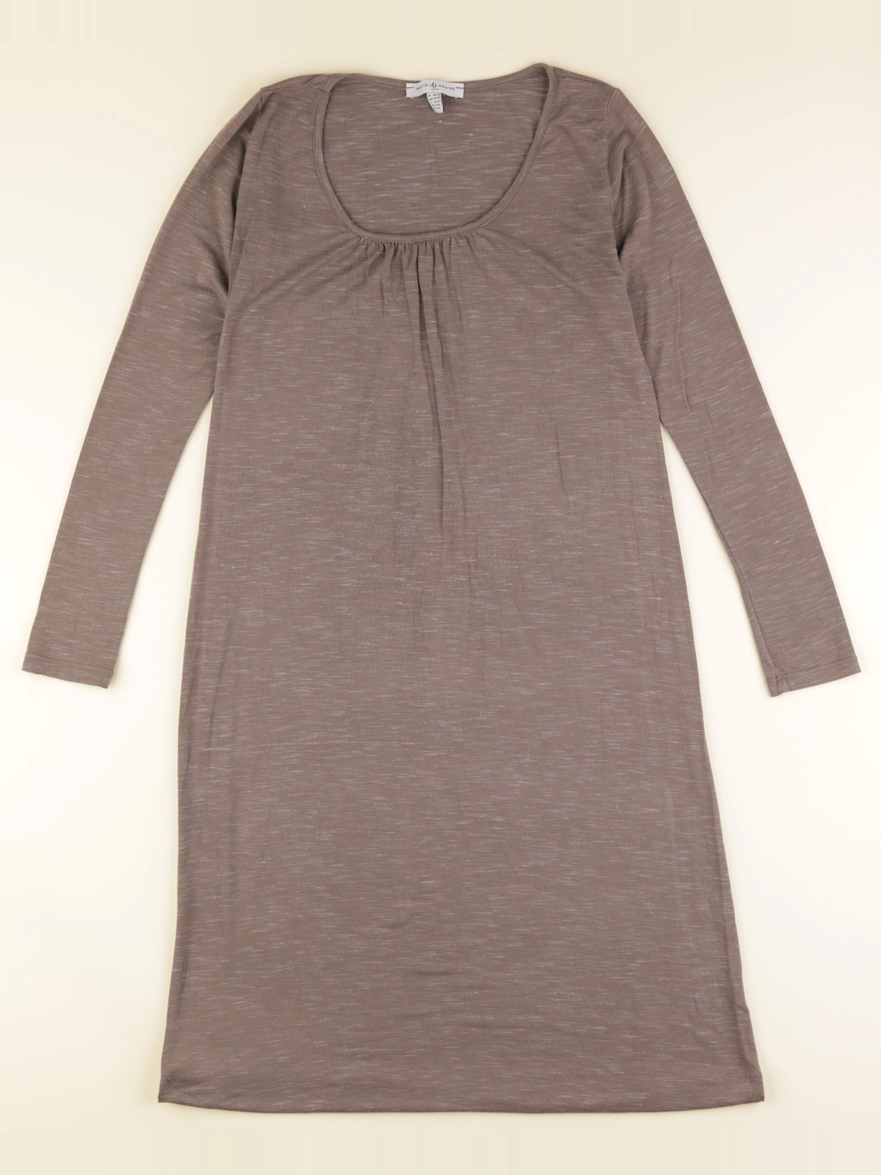 Envie de fraise - robe grossesse marron - 36 à 38