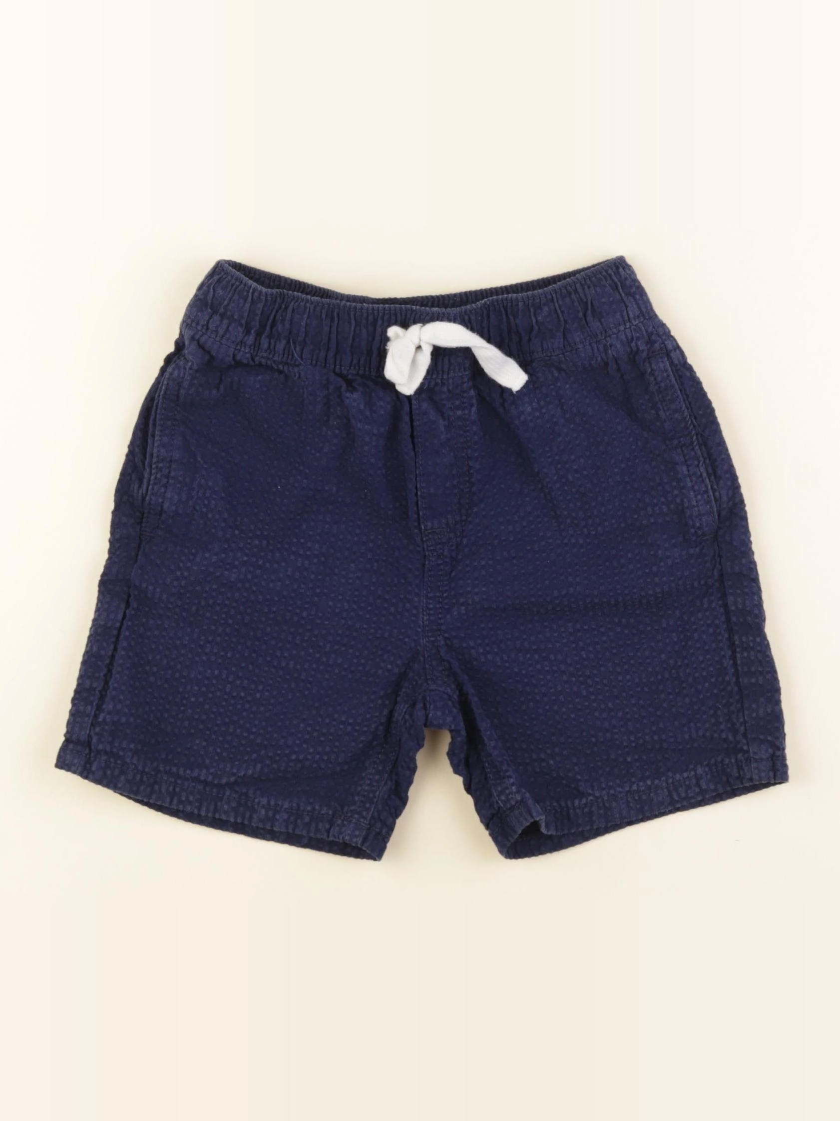 H&M - short bleu - 2/3 ans