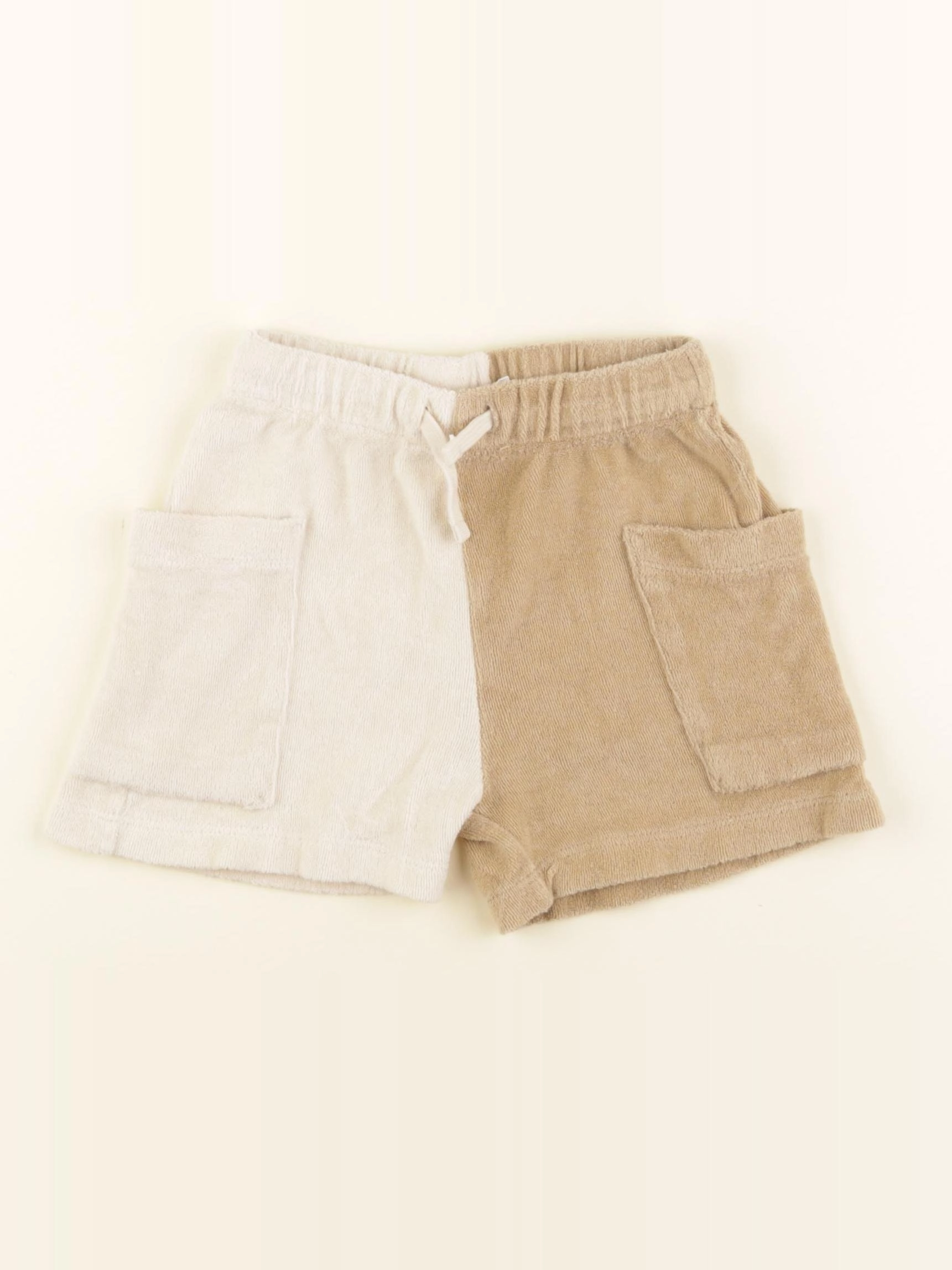 Zara - short beige, marron - 4 ans