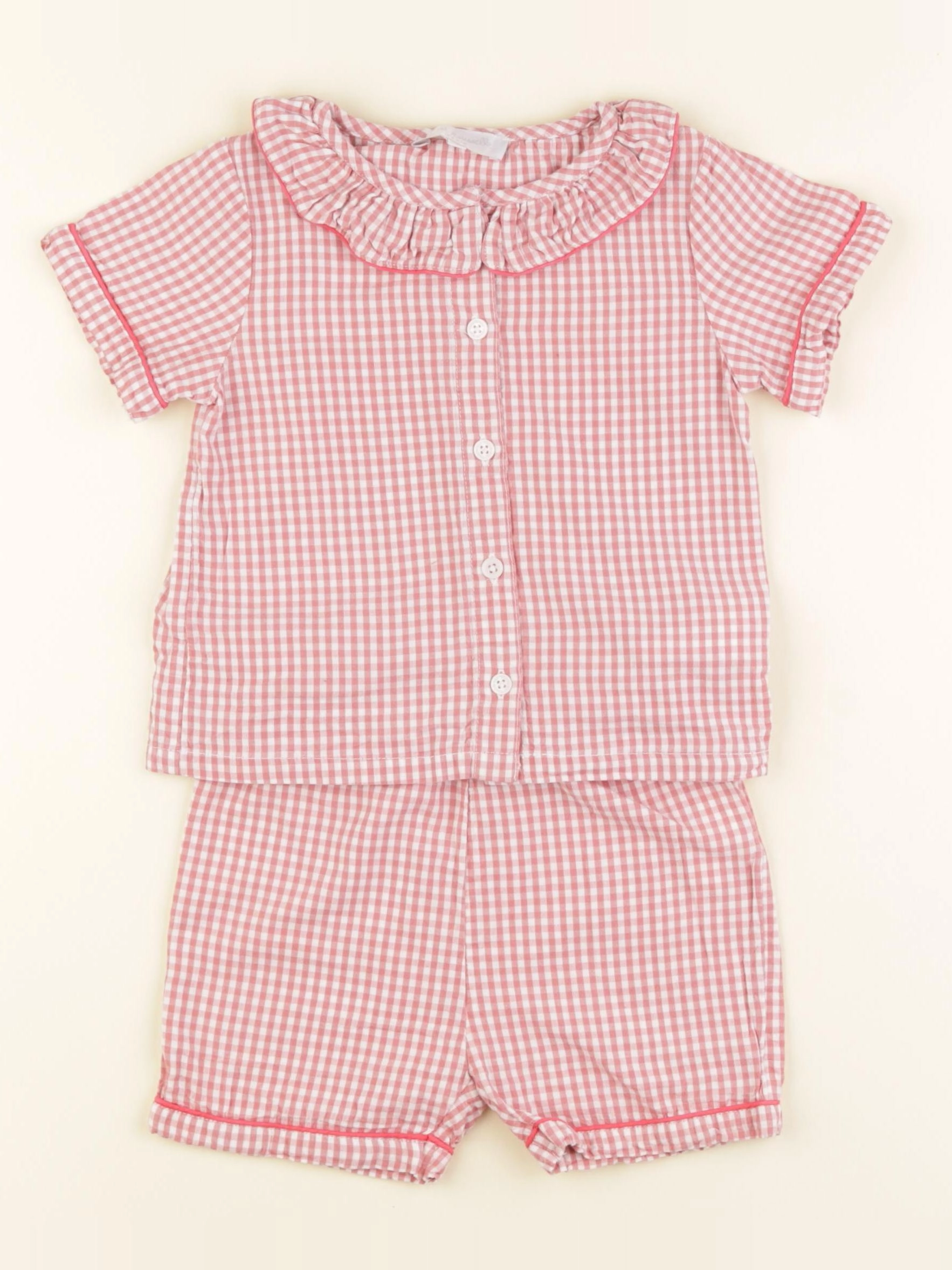 Cadet Rousselle - pyjama coton rose - 24 mois