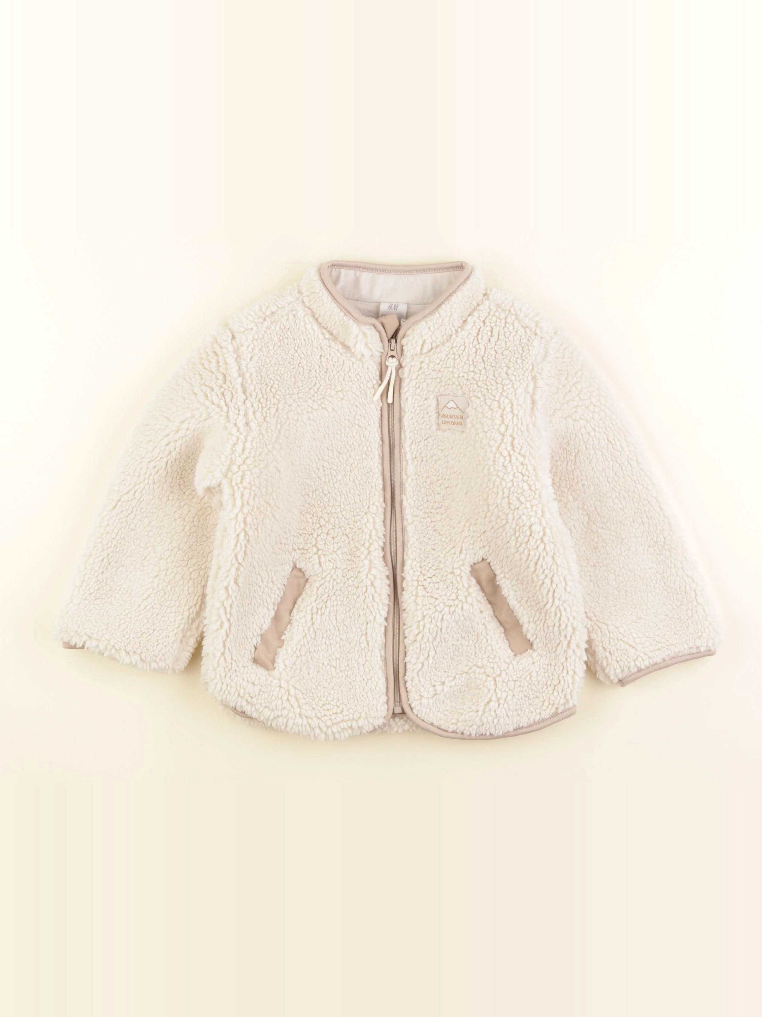 H&M - veste beige - 18 mois à 2 ans